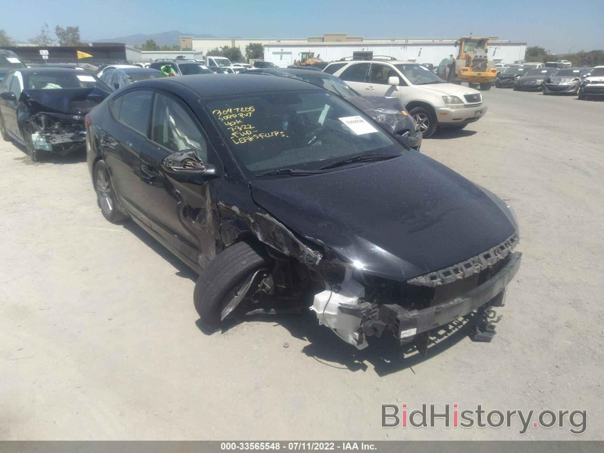 Photo 5NPD84LF1JH214226 - HYUNDAI ELANTRA 2018