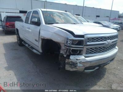 2014 Chevrolet SILVERADO 1500 C1500 LTZ, белый — VIN 1GCRCSEC9EZ166310, IAAI