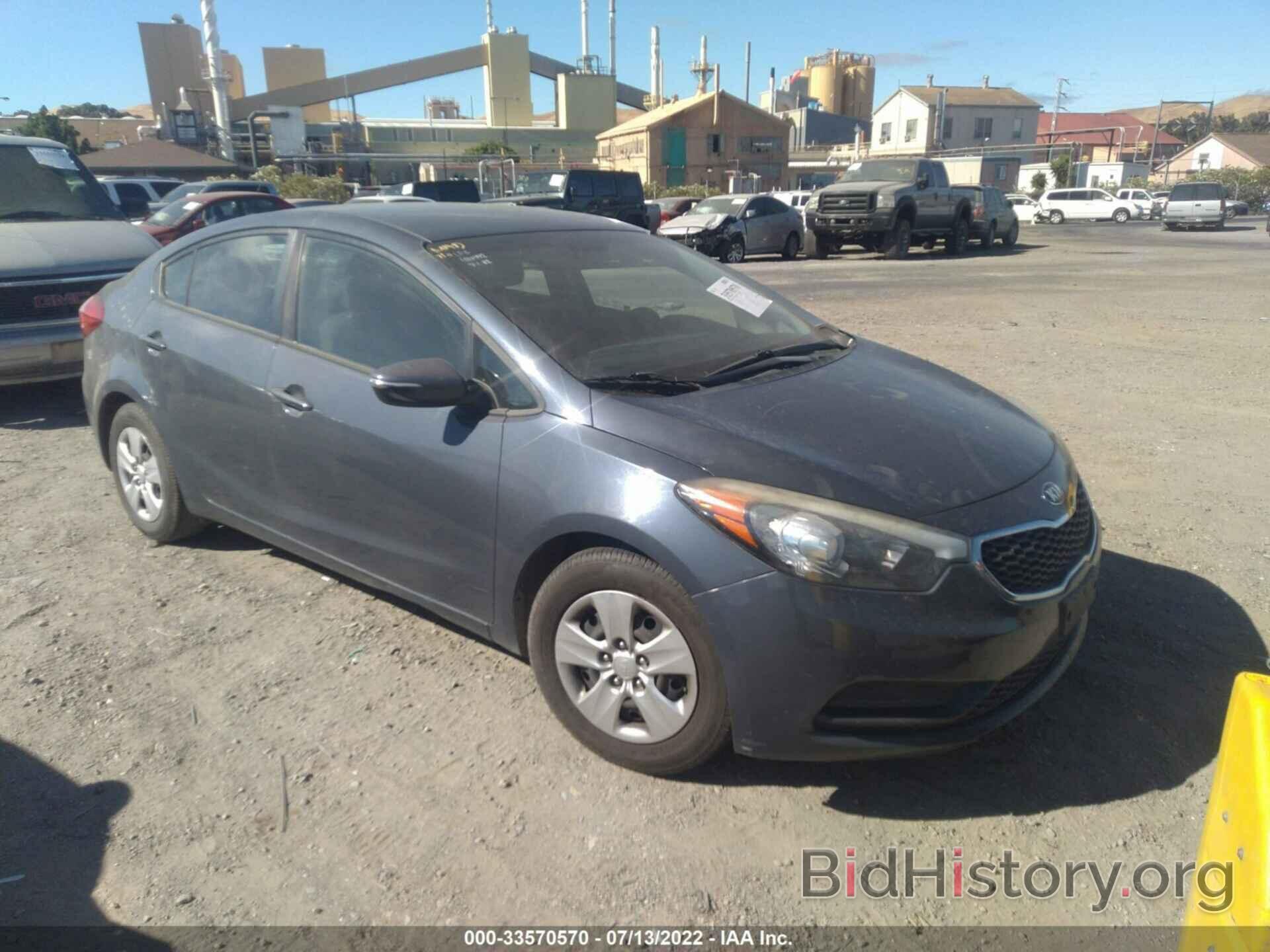 Photo KNAFX4A62F5400442 - KIA FORTE 2015