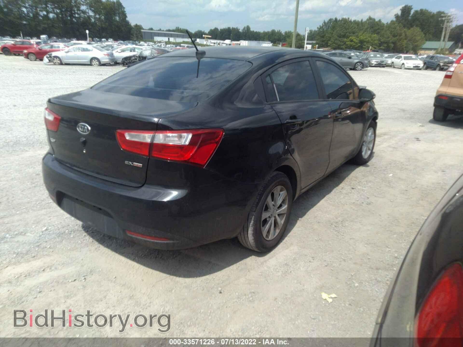 2012 KIA RIO - VIN: KNADN4A33C6046228 - Фото 4