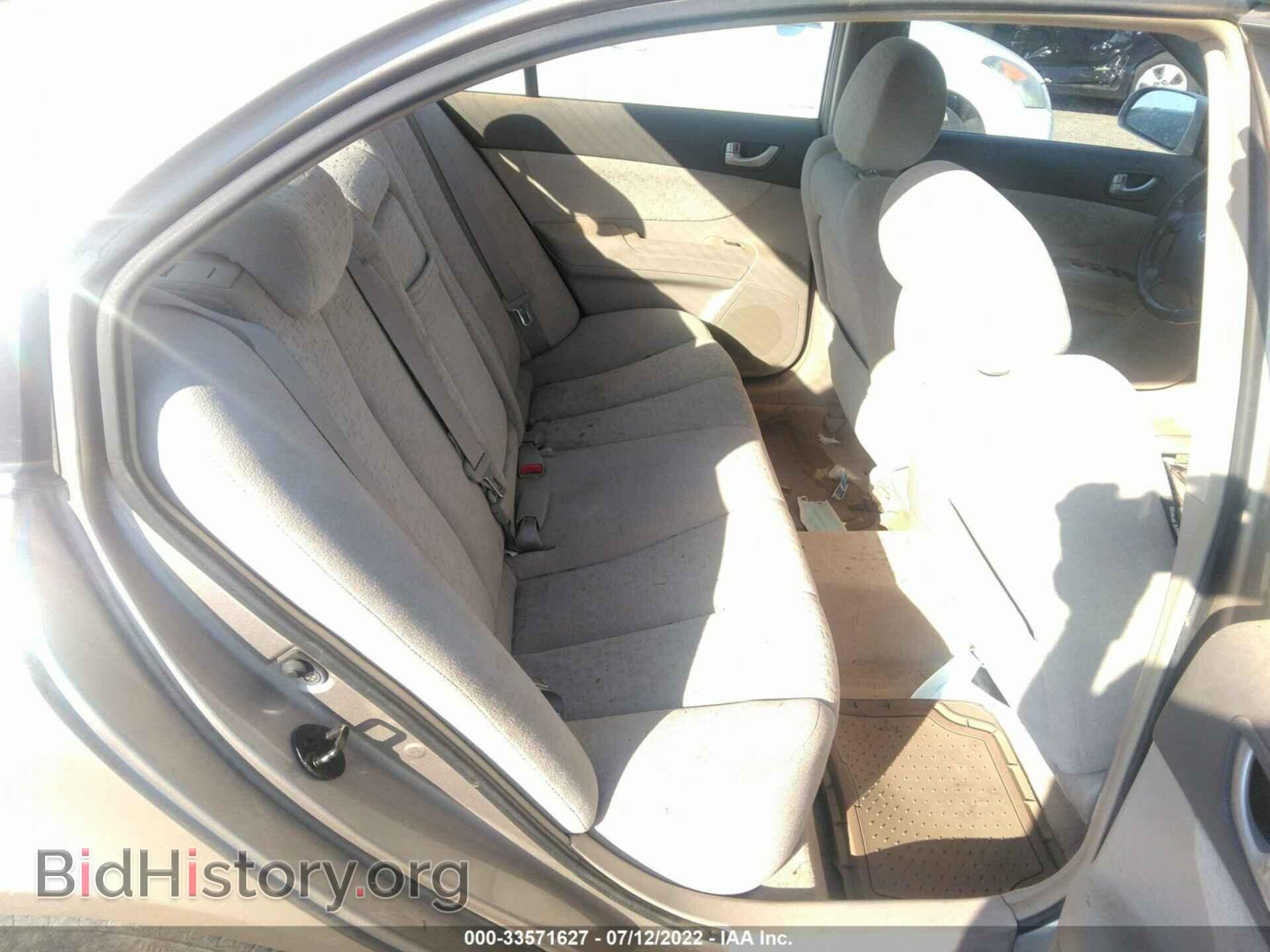 2007 HYUNDAI SONATA - VIN: 5NPET46C97H206436 - Фото 8