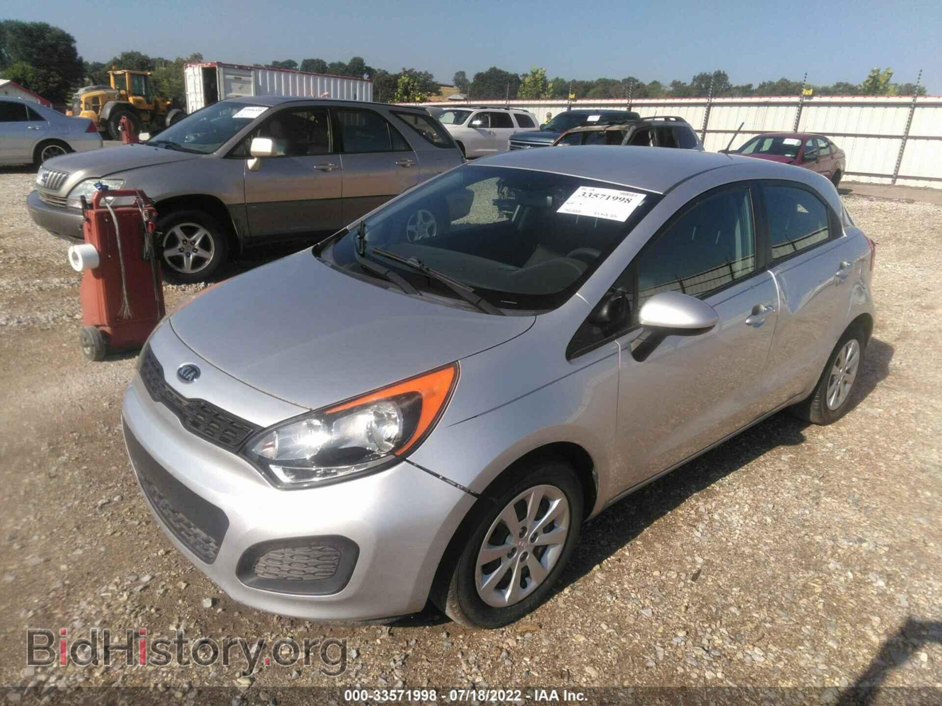2012 KIA RIO - VIN: KNADM5A36C6030405 - Фото 2
