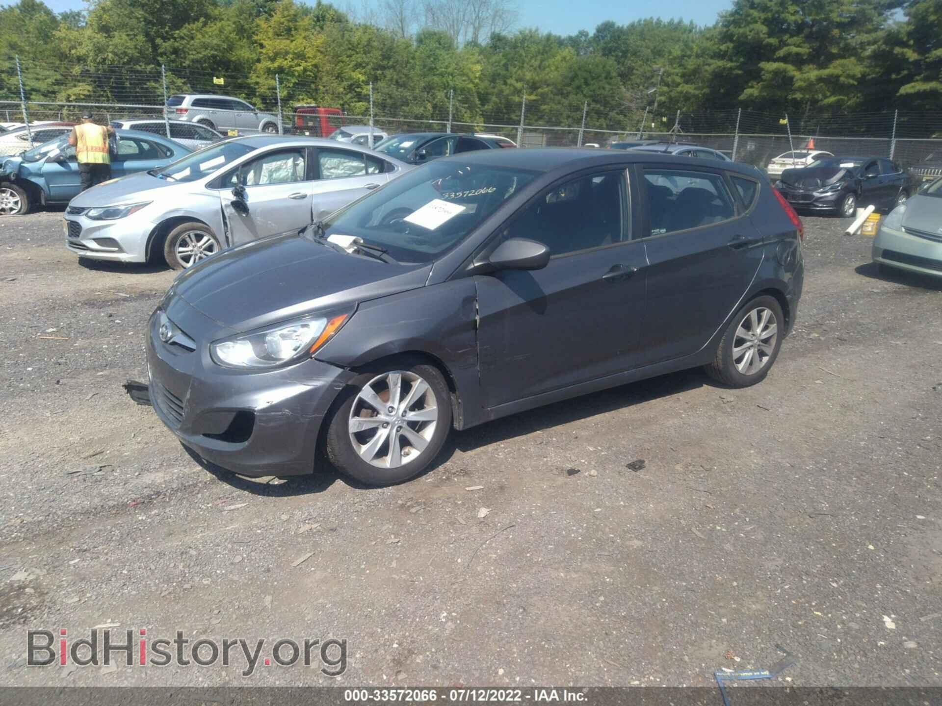 2012 HYUNDAI ACCENT - VIN: KMHCU5AE2CU019599 - Фото 2