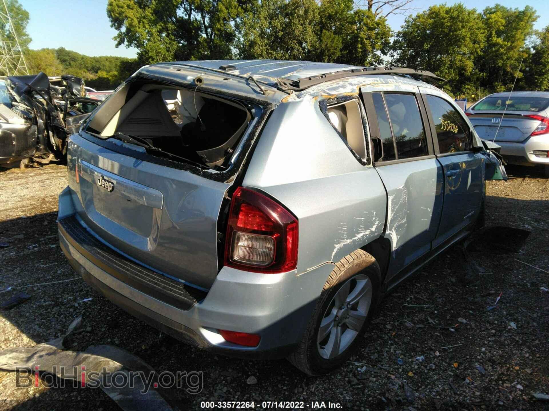 2014 JEEP COMPASS - VIN: 1C4NJCBB0ED567070 - Фото 4