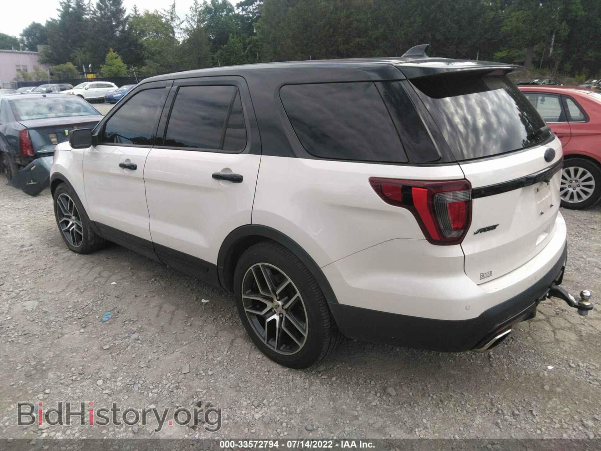 2017 FORD EXPLORER - VIN: 1FM5K8GT8HGD75129 - Фото 3