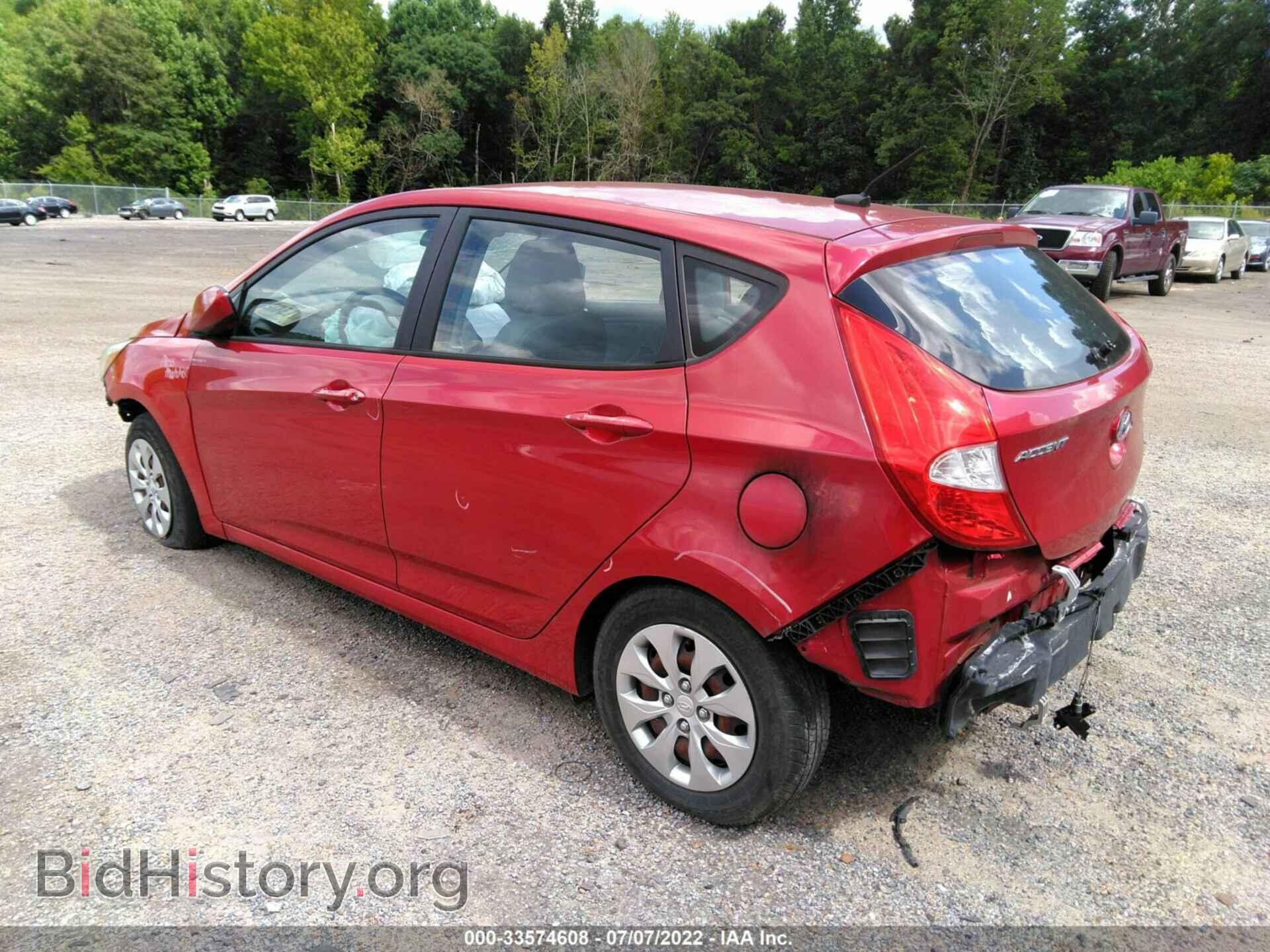 2016 HYUNDAI ACCENT - VIN: KMHCT5AEXGU257807 - Фото 3