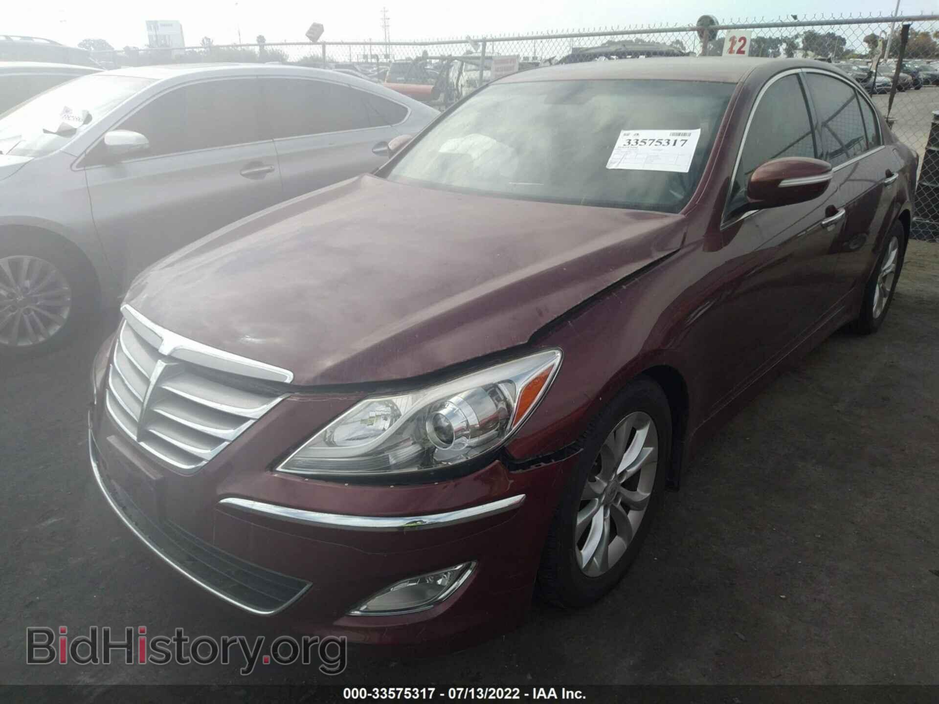 2012 HYUNDAI GENESIS - VIN: KMHGC4DD3CU200227 - Фото 2