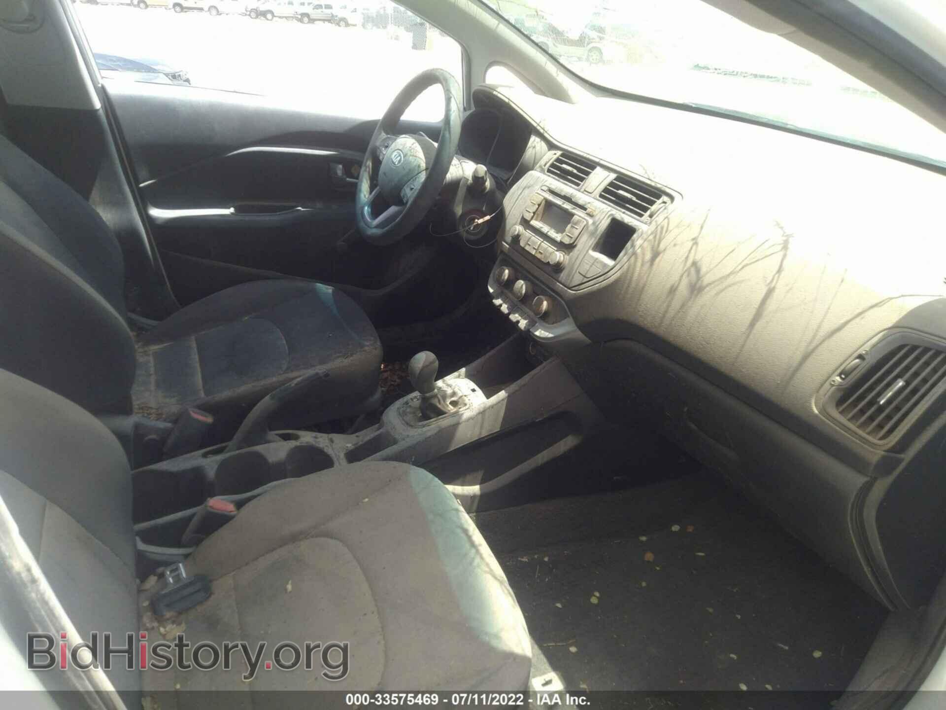 2014 KIA RIO - VIN: KNADM4A37E6364844 - Фото 5