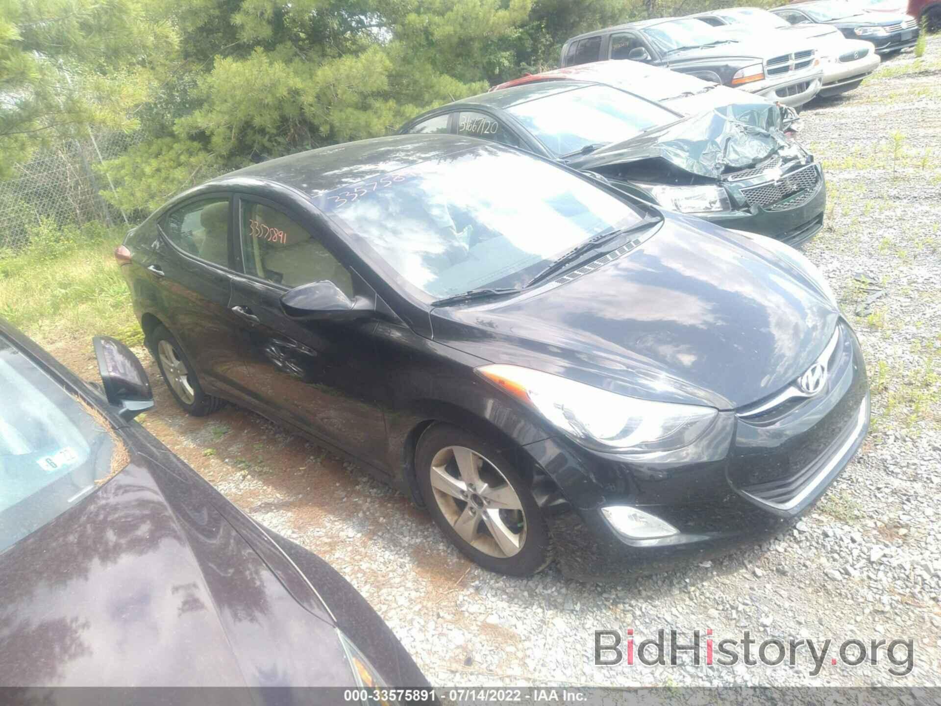 Photo 5NPDH4AE8DH165329 - HYUNDAI ELANTRA 2013