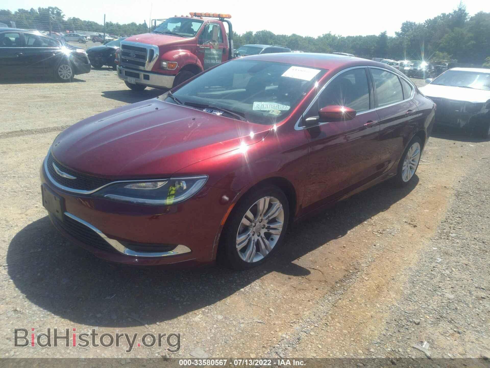 2015 CHRYSLER 200 - VIN: 1C3CCCAB6FN555458 - Фото 2