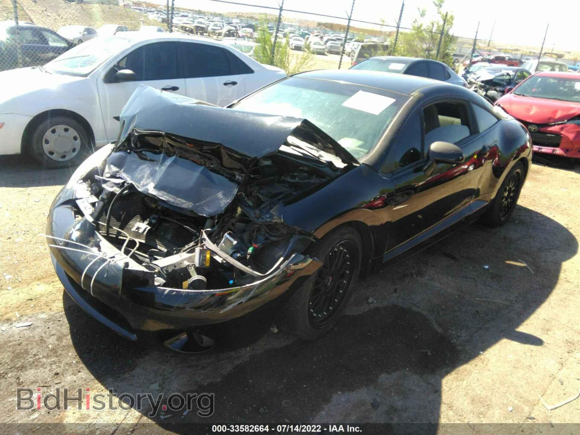 2007 MITSUBISHI ECLIPSE - VIN: 4A3AK24F07E007128 - Фото 2