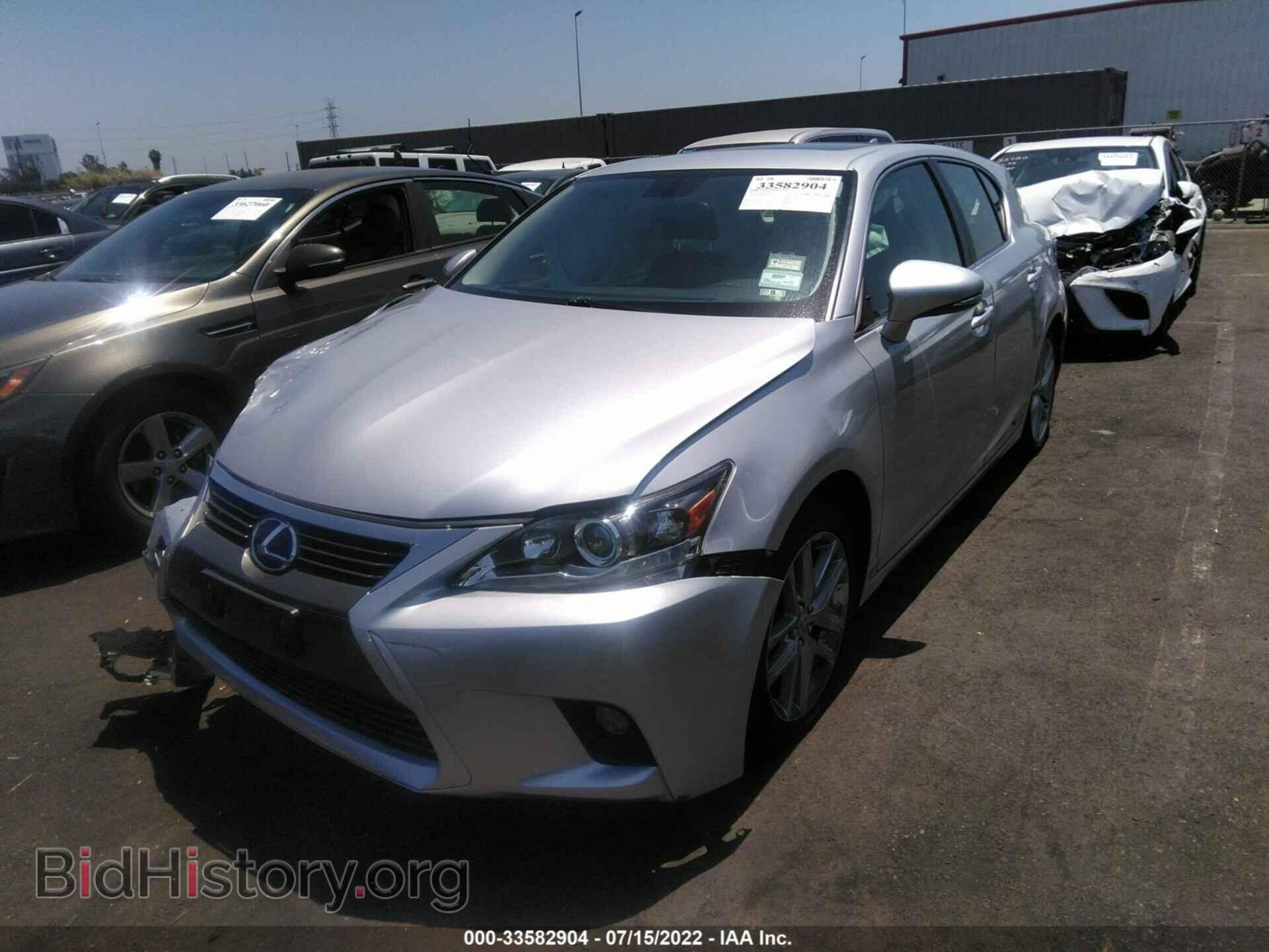 2015 LEXUS CT 200H - VIN: JTHKD5BH0F2218903 - Фото 2