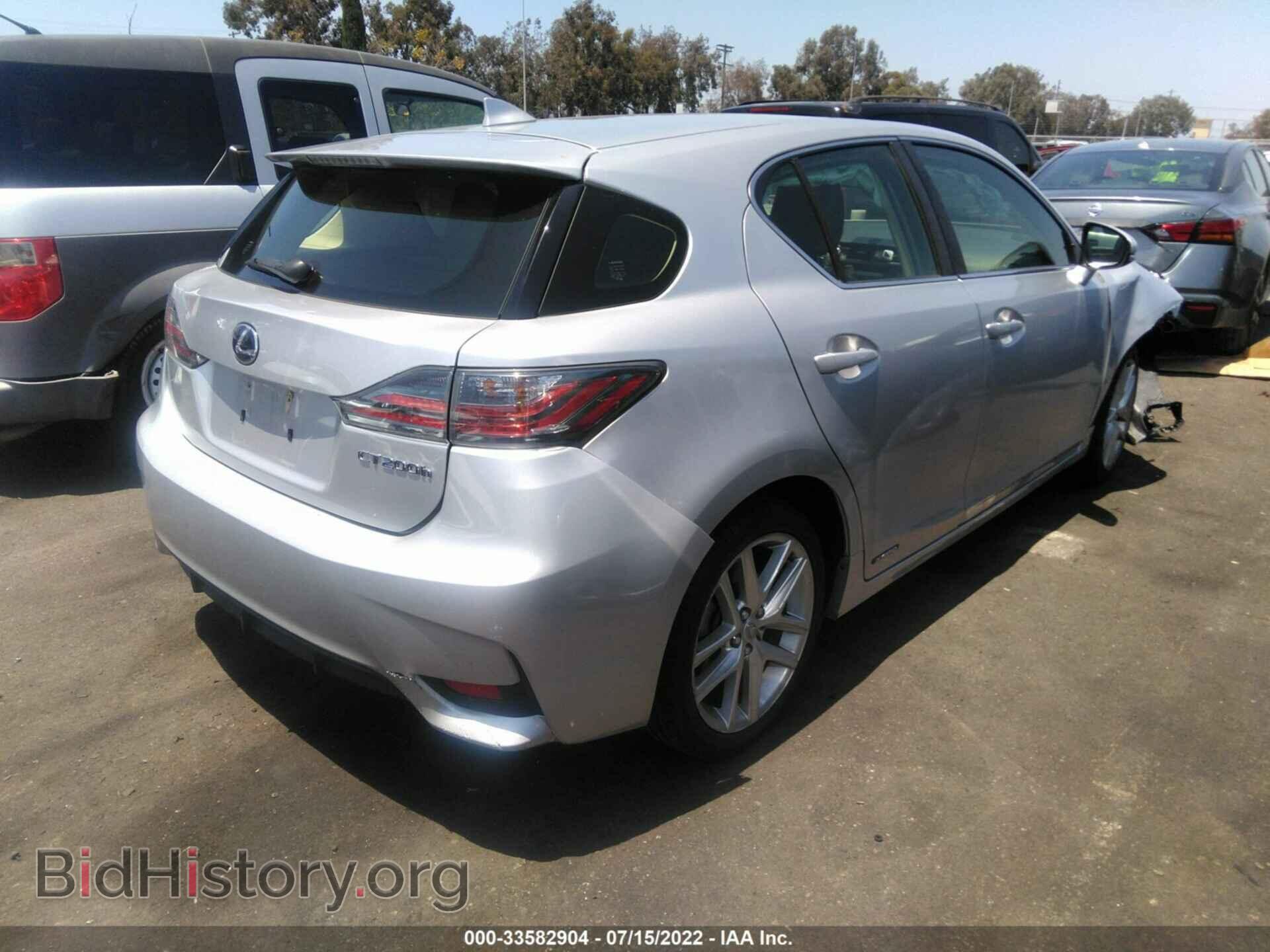 2015 LEXUS CT 200H - VIN: JTHKD5BH0F2218903 - Фото 4