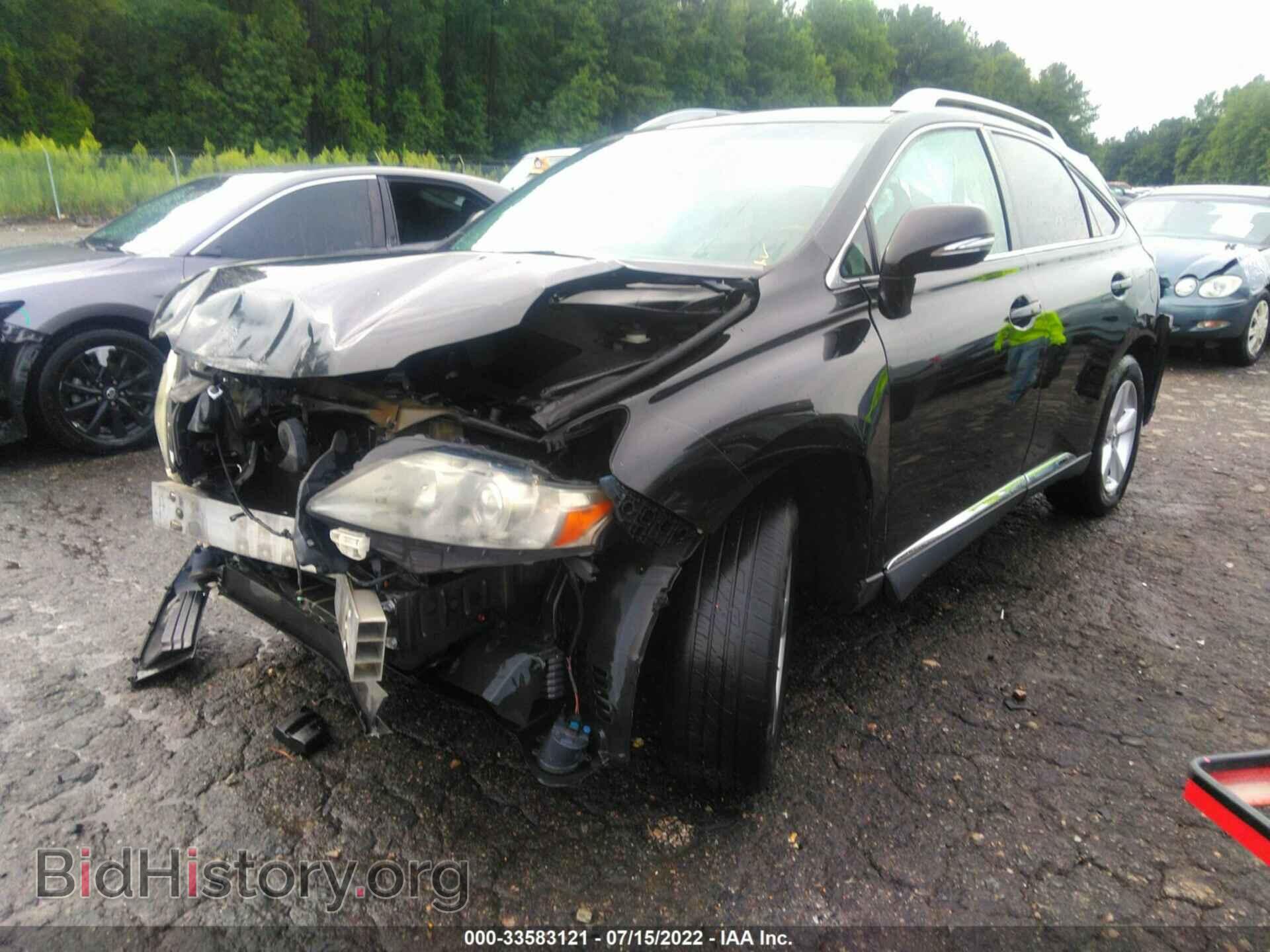 2011 LEXUS RX 350 - VIN: 2T2BK1BA6BC098082 - Фото 2
