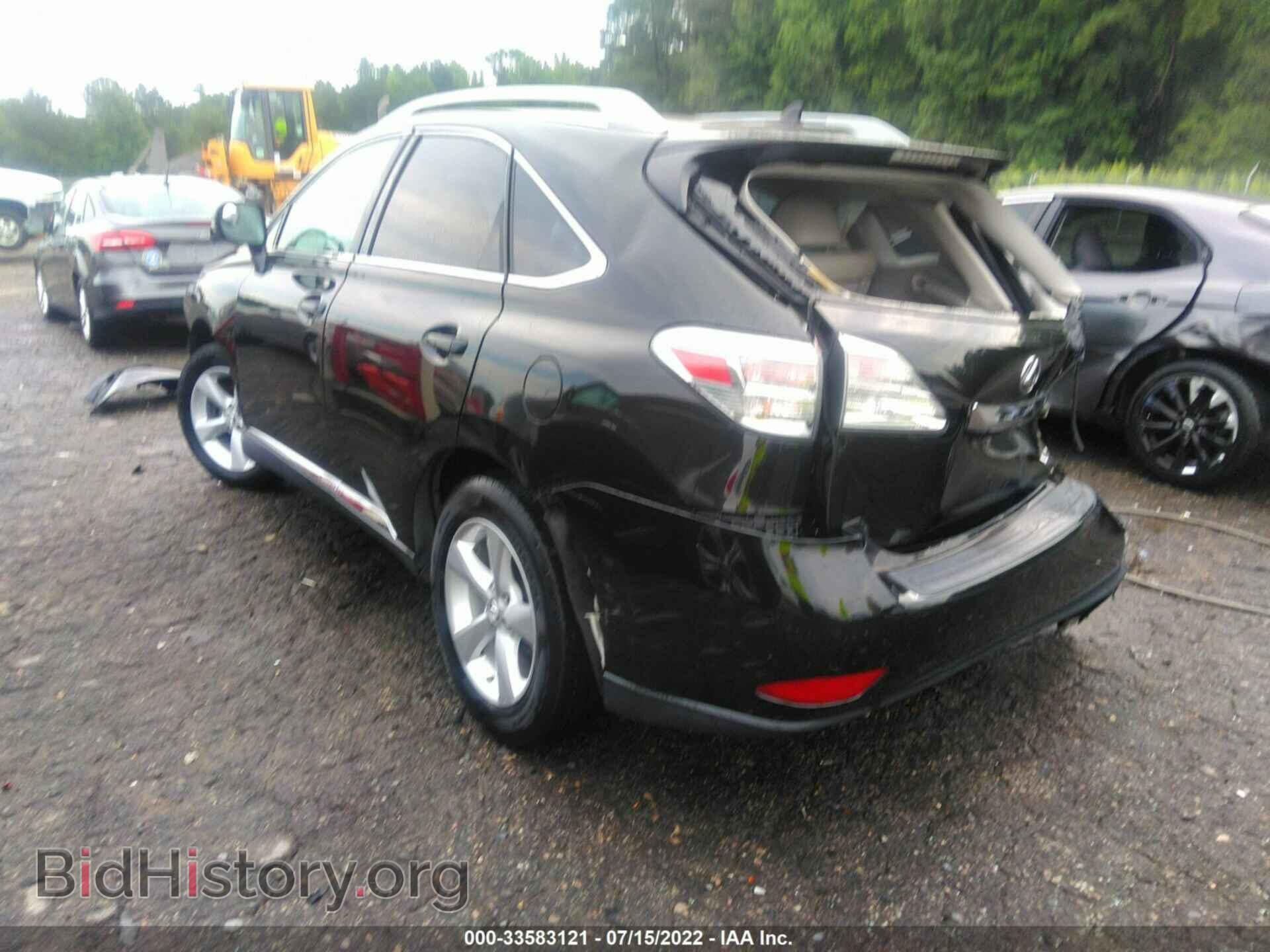 2011 LEXUS RX 350 - VIN: 2T2BK1BA6BC098082 - Фото 3