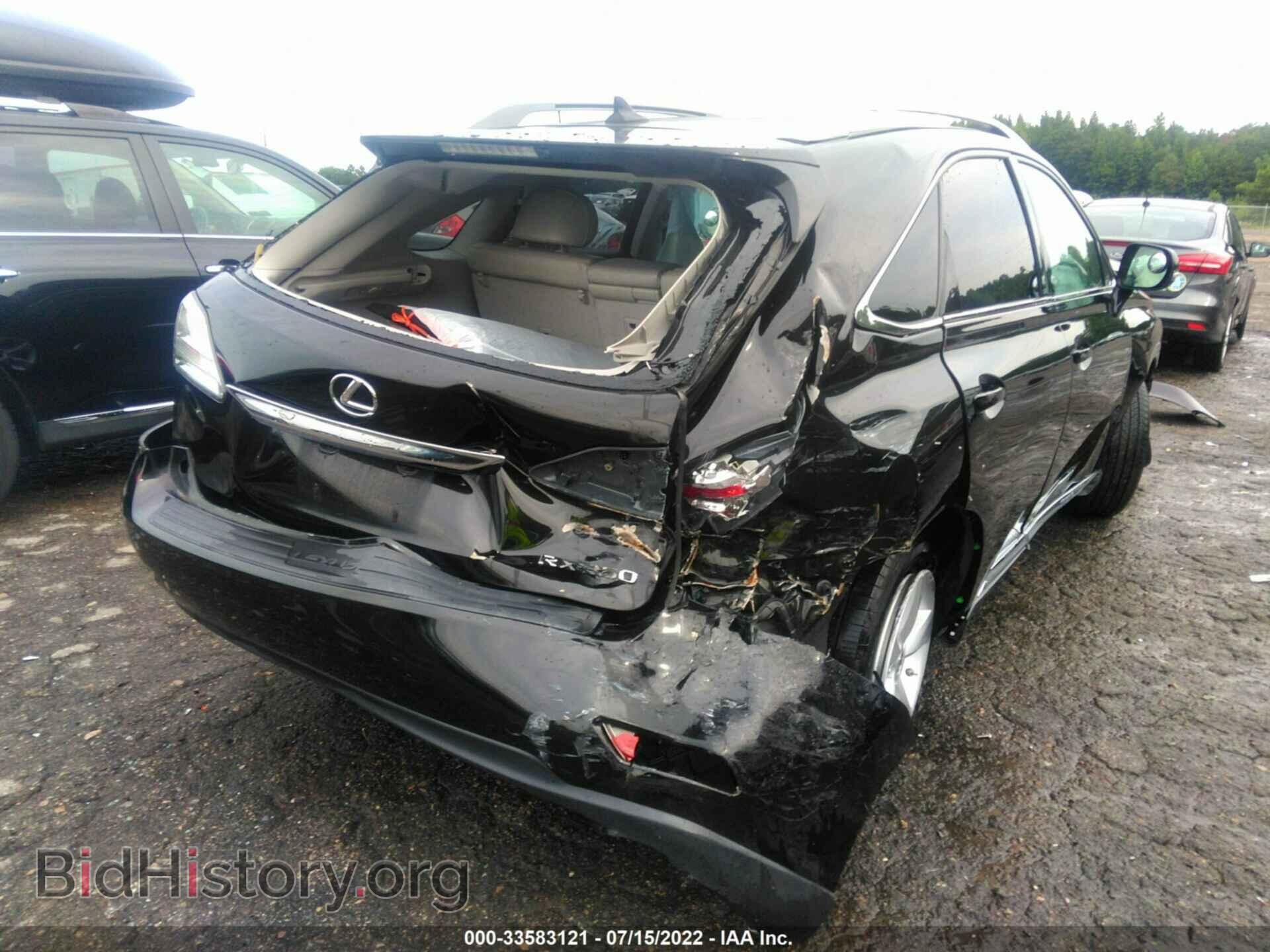 2011 LEXUS RX 350 - VIN: 2T2BK1BA6BC098082 - Фото 4