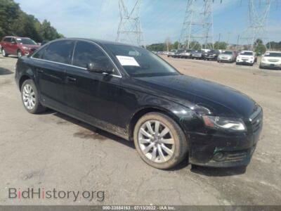 2012 Audi A4 2.0T PREMIUM, black — VIN WAUBFAFL6CA087624, IAAI