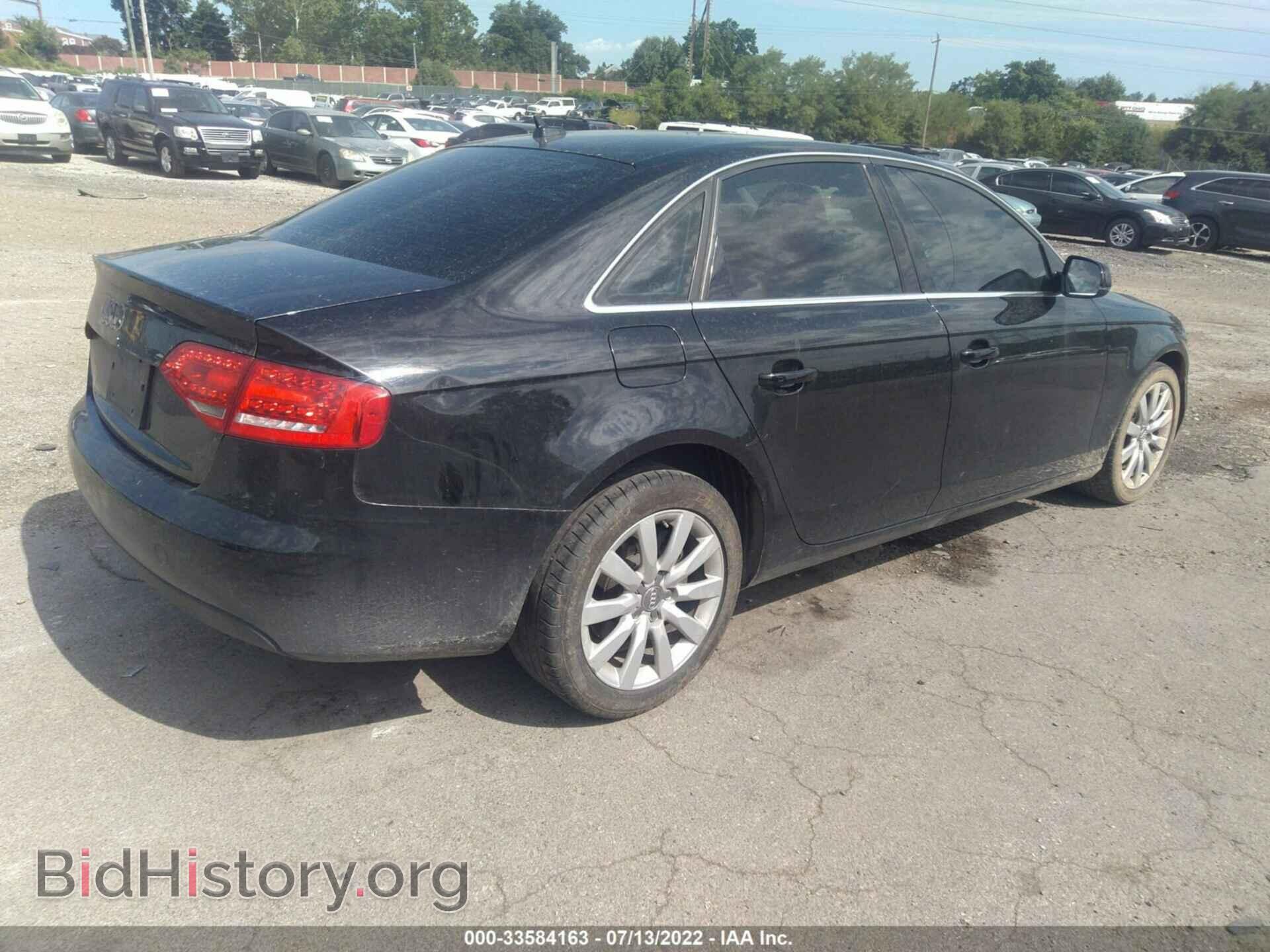 2012 AUDI A4 - VIN: WAUBFAFL6CA087624 - Фото 4