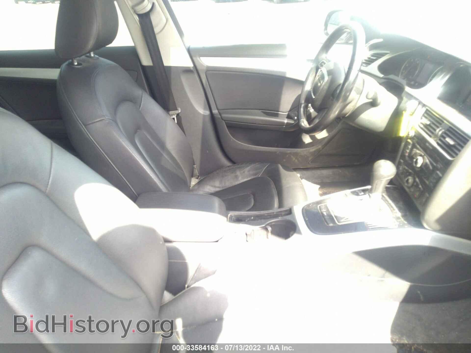 2012 AUDI A4 - VIN: WAUBFAFL6CA087624 - Фото 5