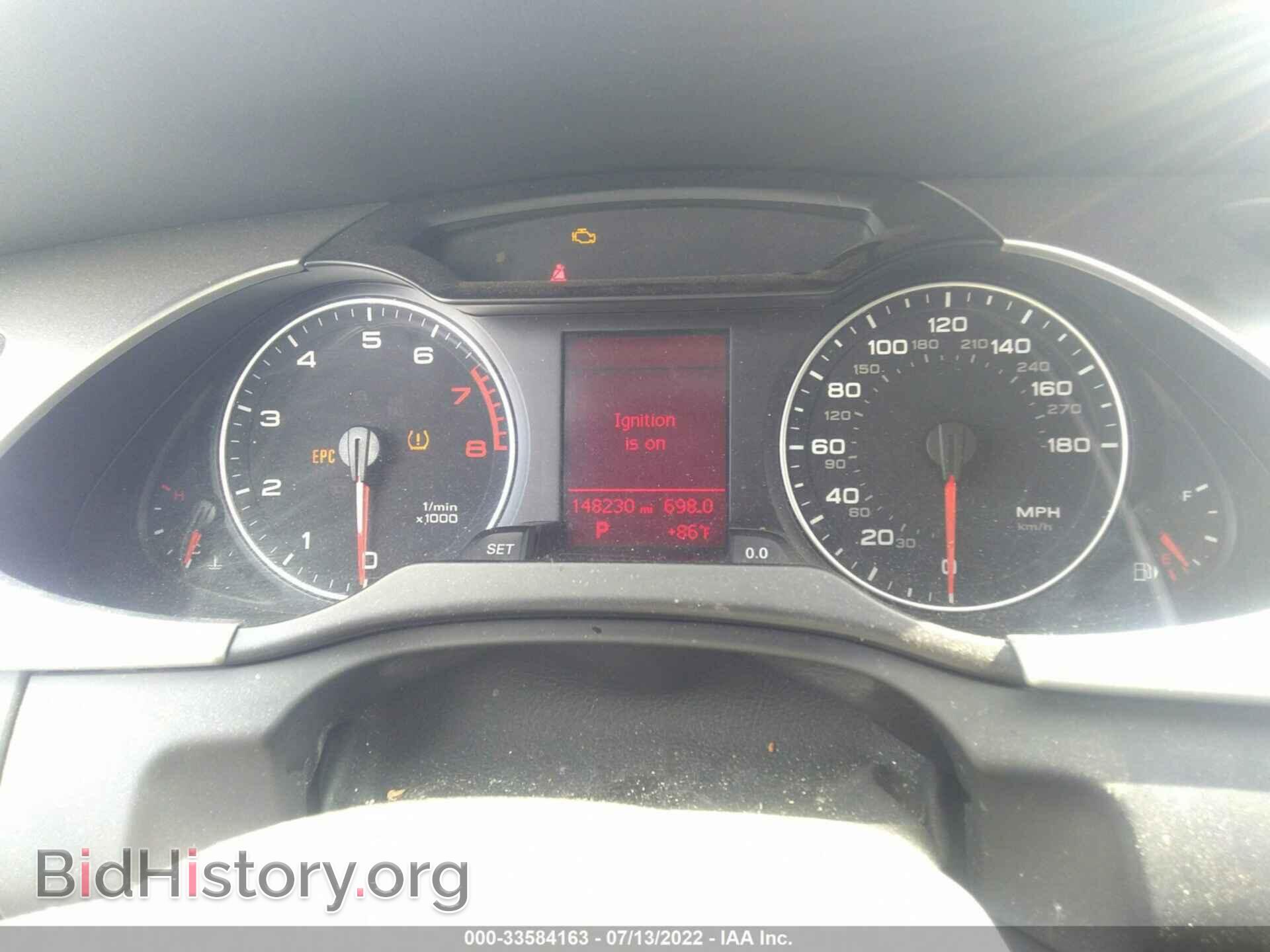 2012 AUDI A4 - VIN: WAUBFAFL6CA087624 - Фото 7