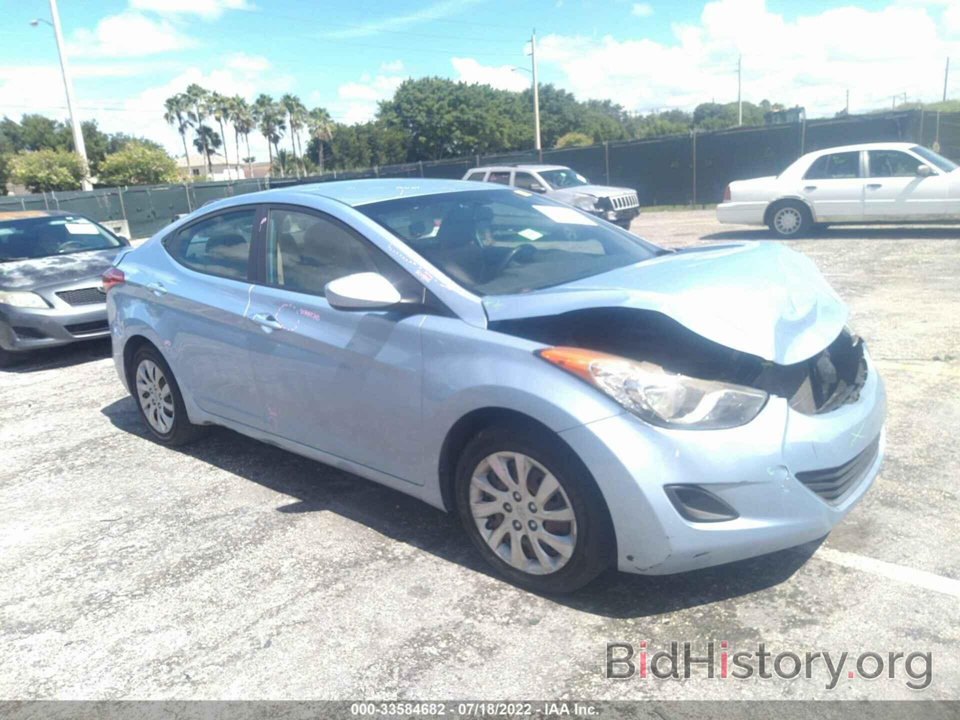 Photo KMHDH4AE7CU452869 - HYUNDAI ELANTRA 2012