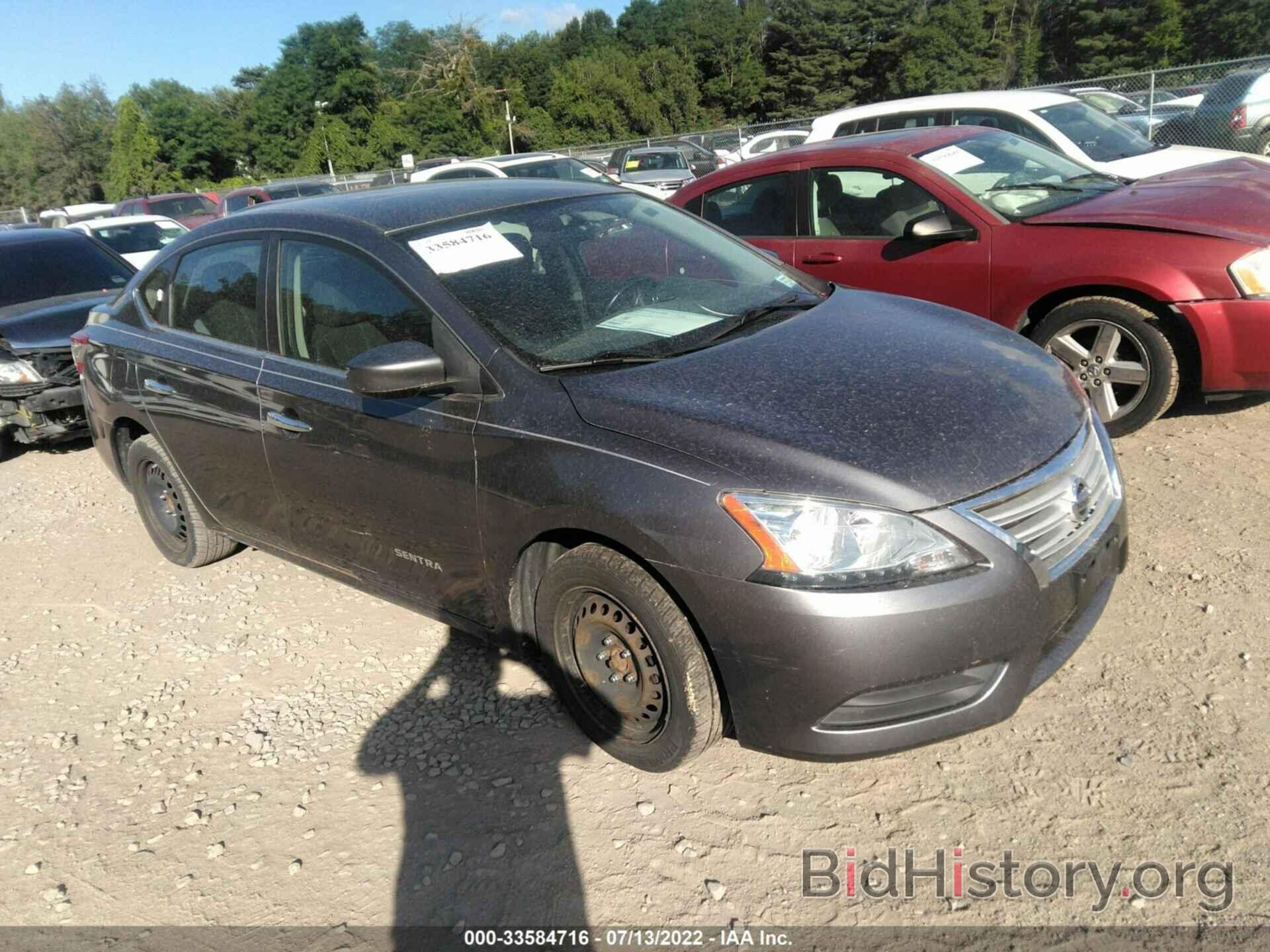 Photo 3N1AB7AP3FL662642 - NISSAN SENTRA 2015