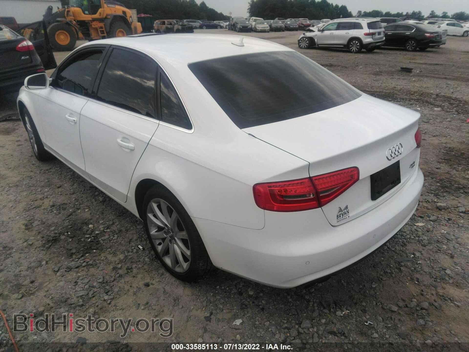 2013 AUDI A4 - VIN: WAUFFAFLXDN014610 - Фото 3