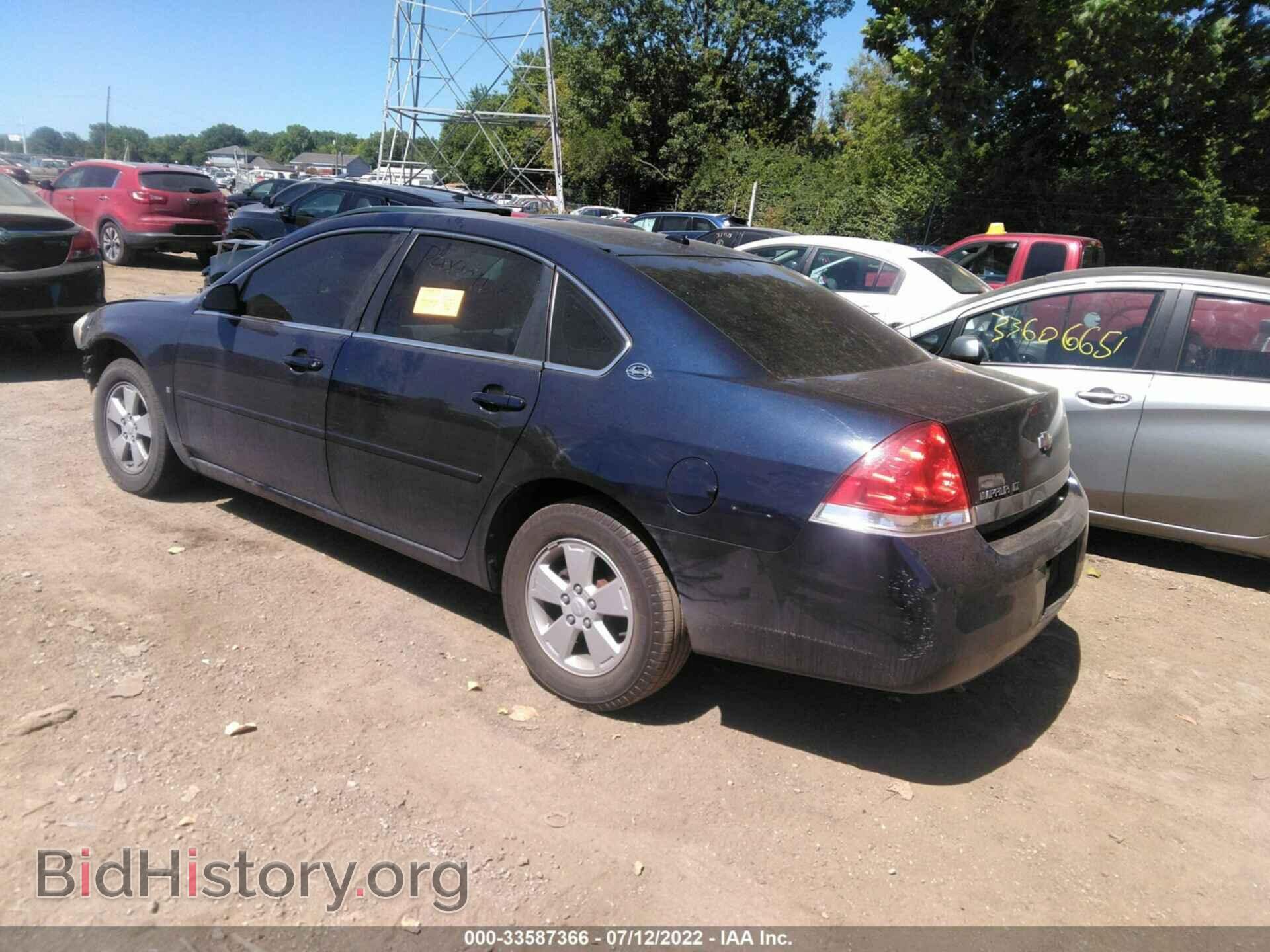 2007 CHEVROLET IMPALA - VIN: 2G1WT58K579243929 - Фото 3