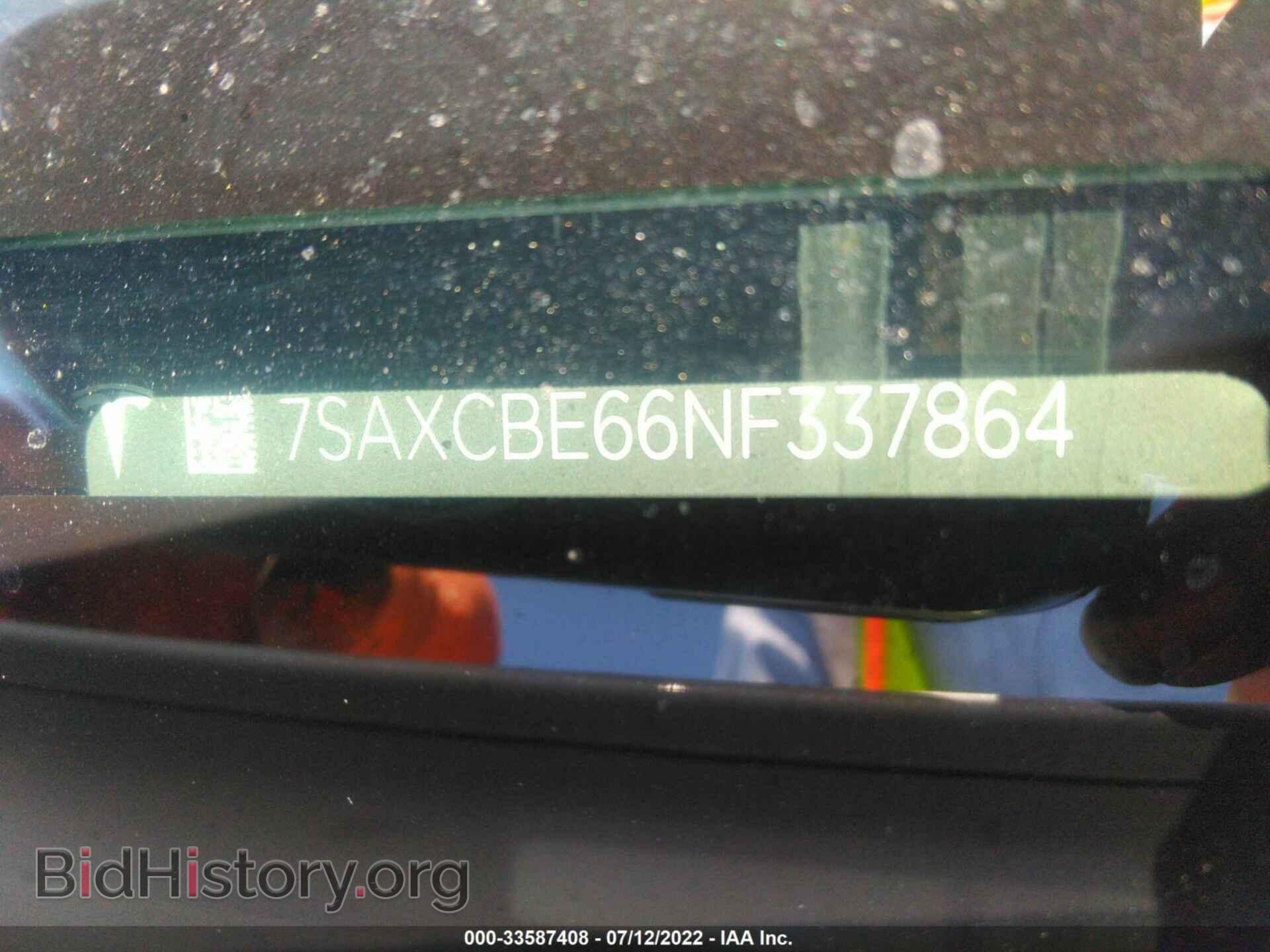 2022 TESLA MODEL X - VIN: 7SAXCBE66NF337864 - Фото 9