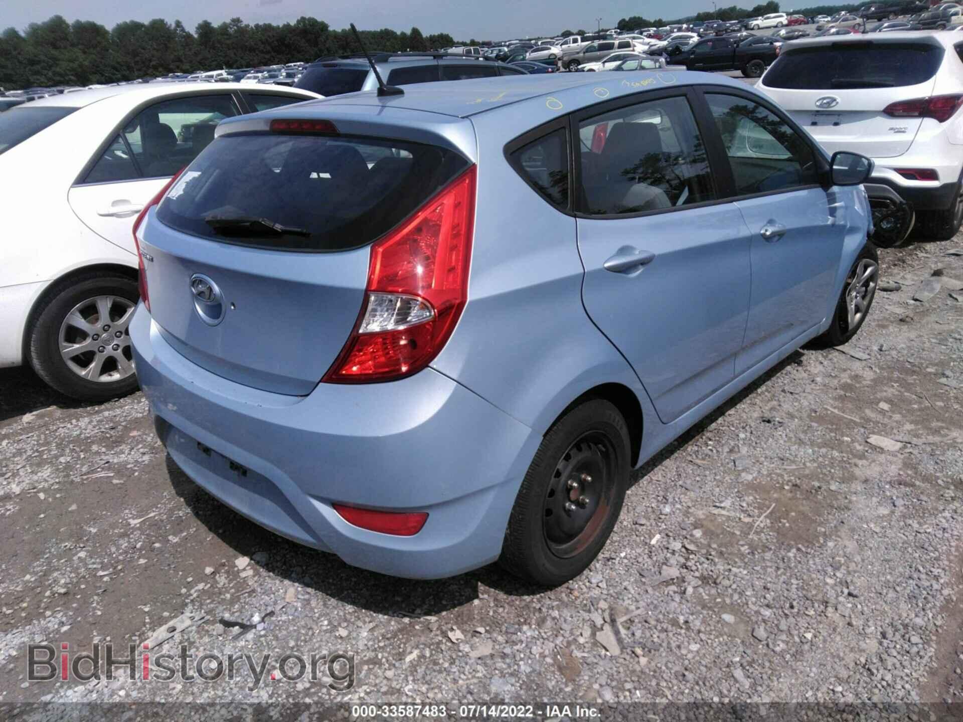 2012 HYUNDAI ACCENT - VIN: KMHCT5AE3CU031795 - Фото 4
