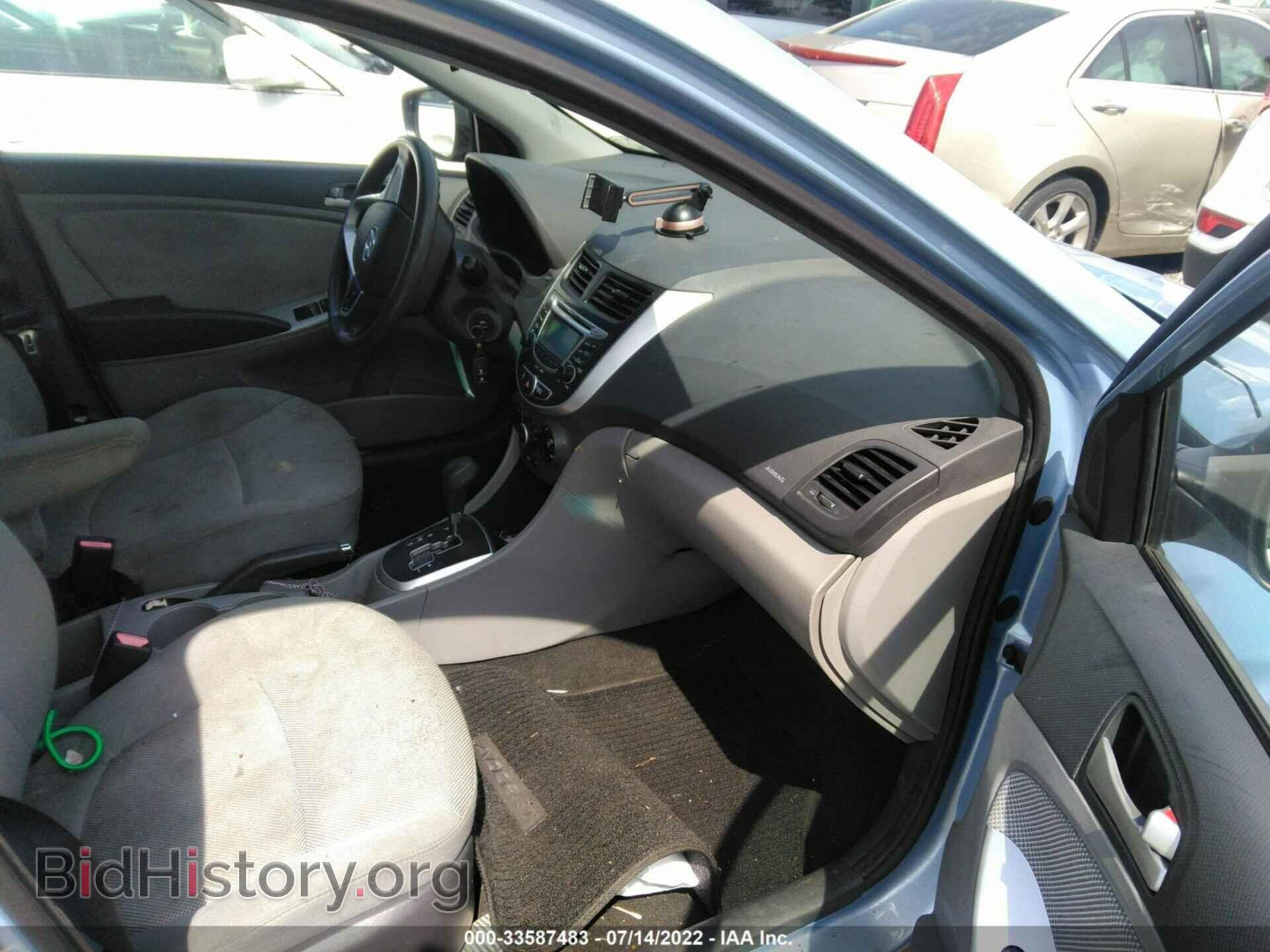 2012 HYUNDAI ACCENT - VIN: KMHCT5AE3CU031795 - Фото 5