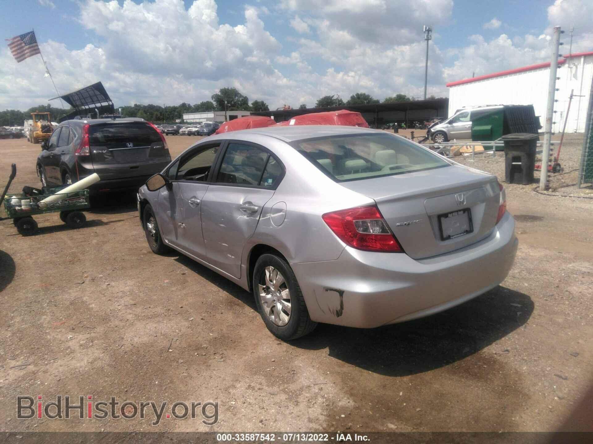2012 HONDA CIVIC SDN - VIN: 19XFB2F55CE090180 - Фото 3