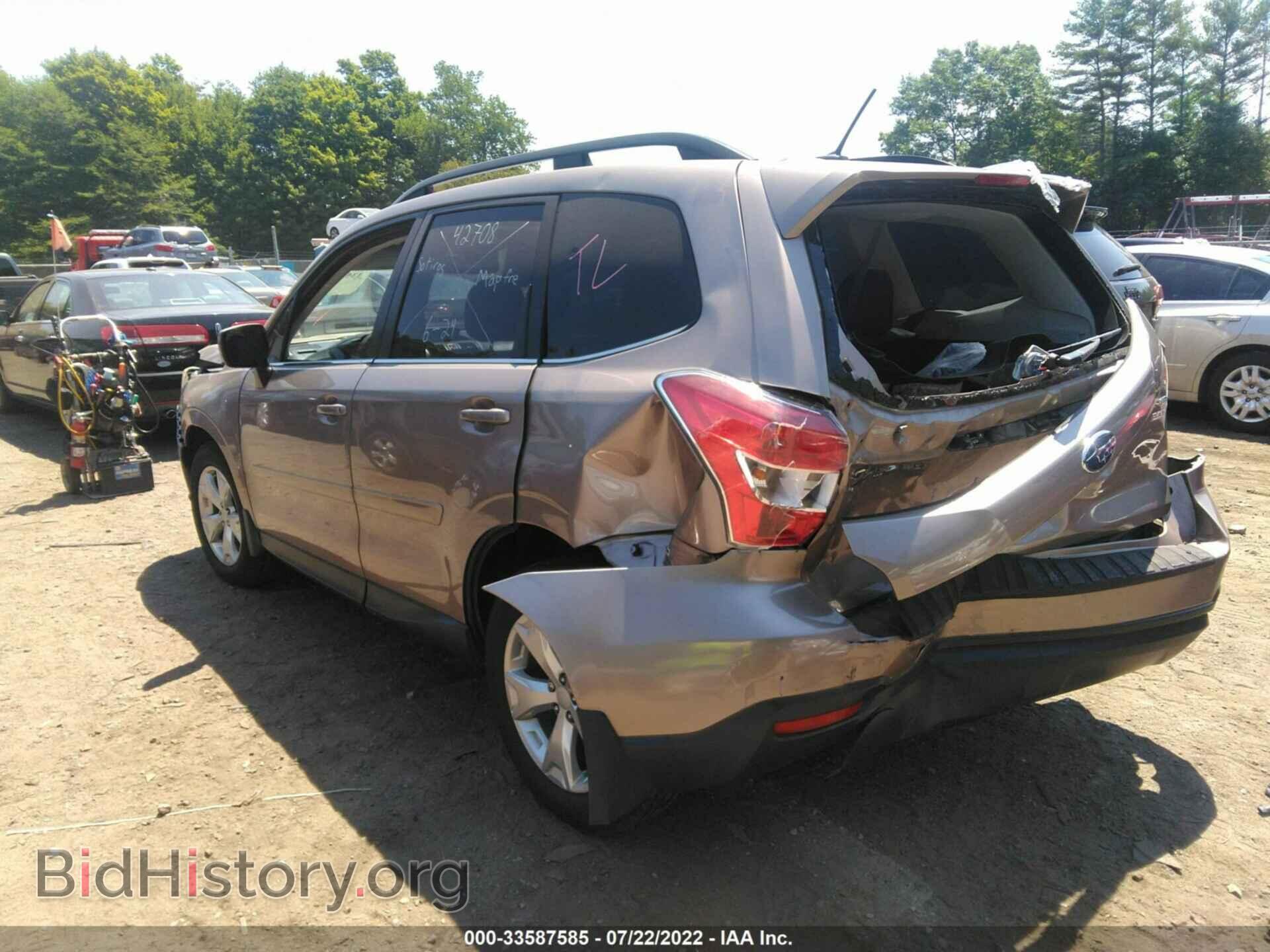 2014 SUBARU FORESTER - VIN: JF2SJAJC8EH437842 - Фото 3
