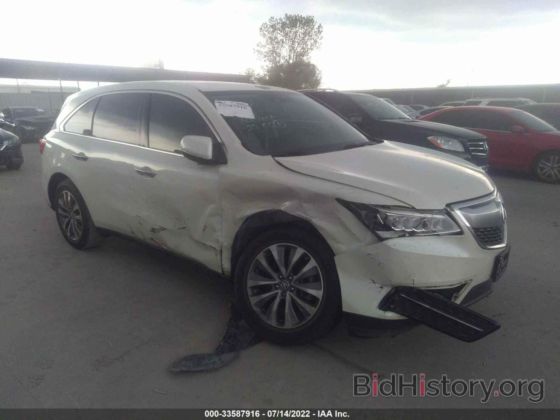 Фотография 5FRYD3H62EB007525 - ACURA MDX 2014