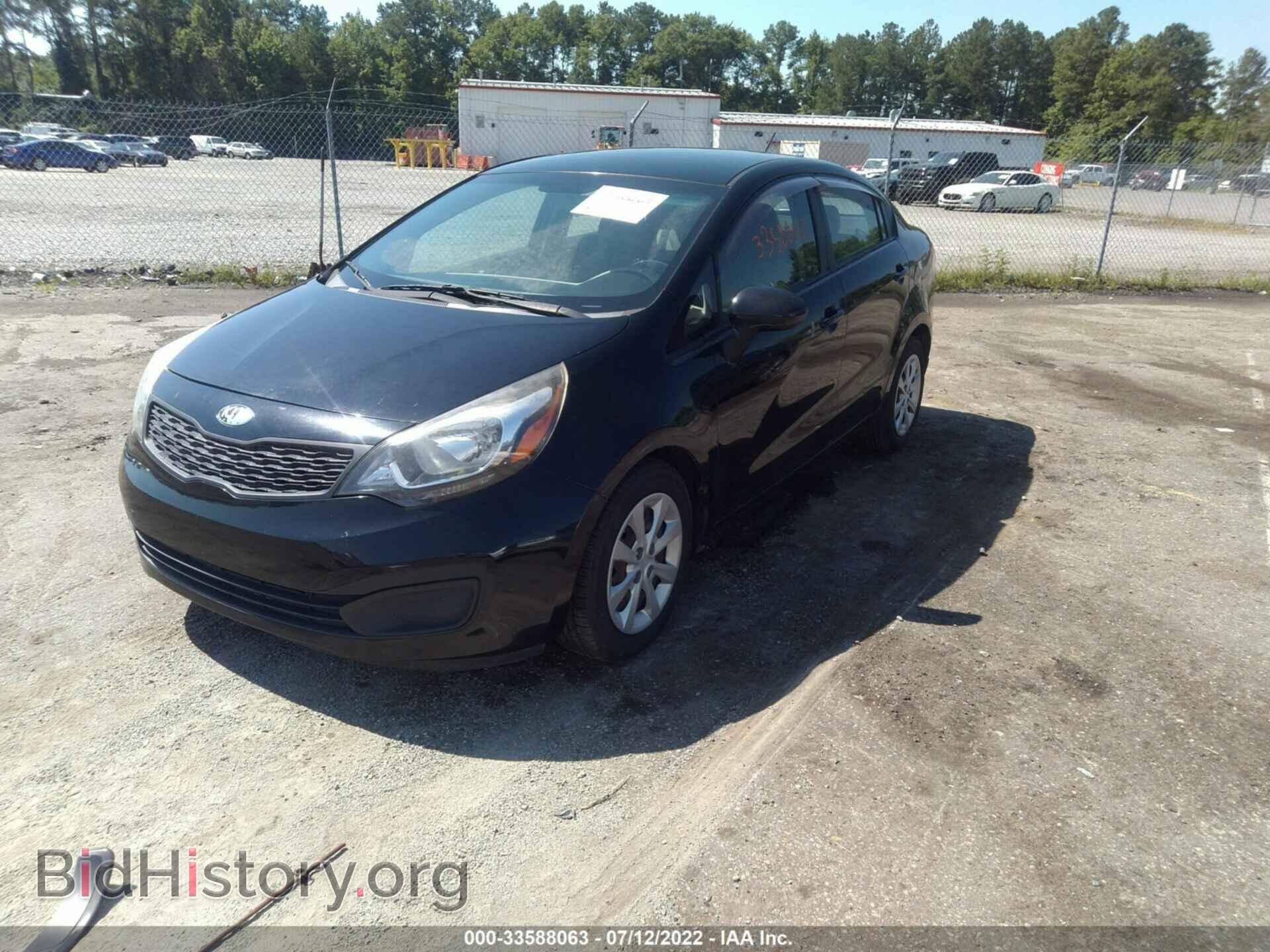 2014 KIA RIO - VIN: KNADM4A33E6405616 - Фото 2
