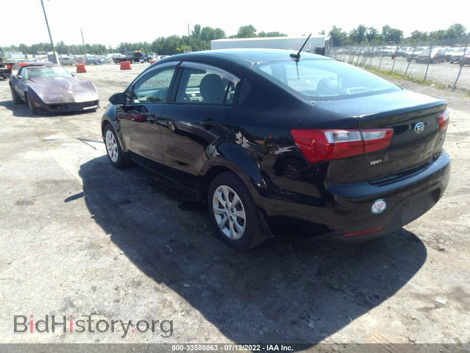 2014 KIA RIO - VIN: KNADM4A33E6405616 - Фото 3