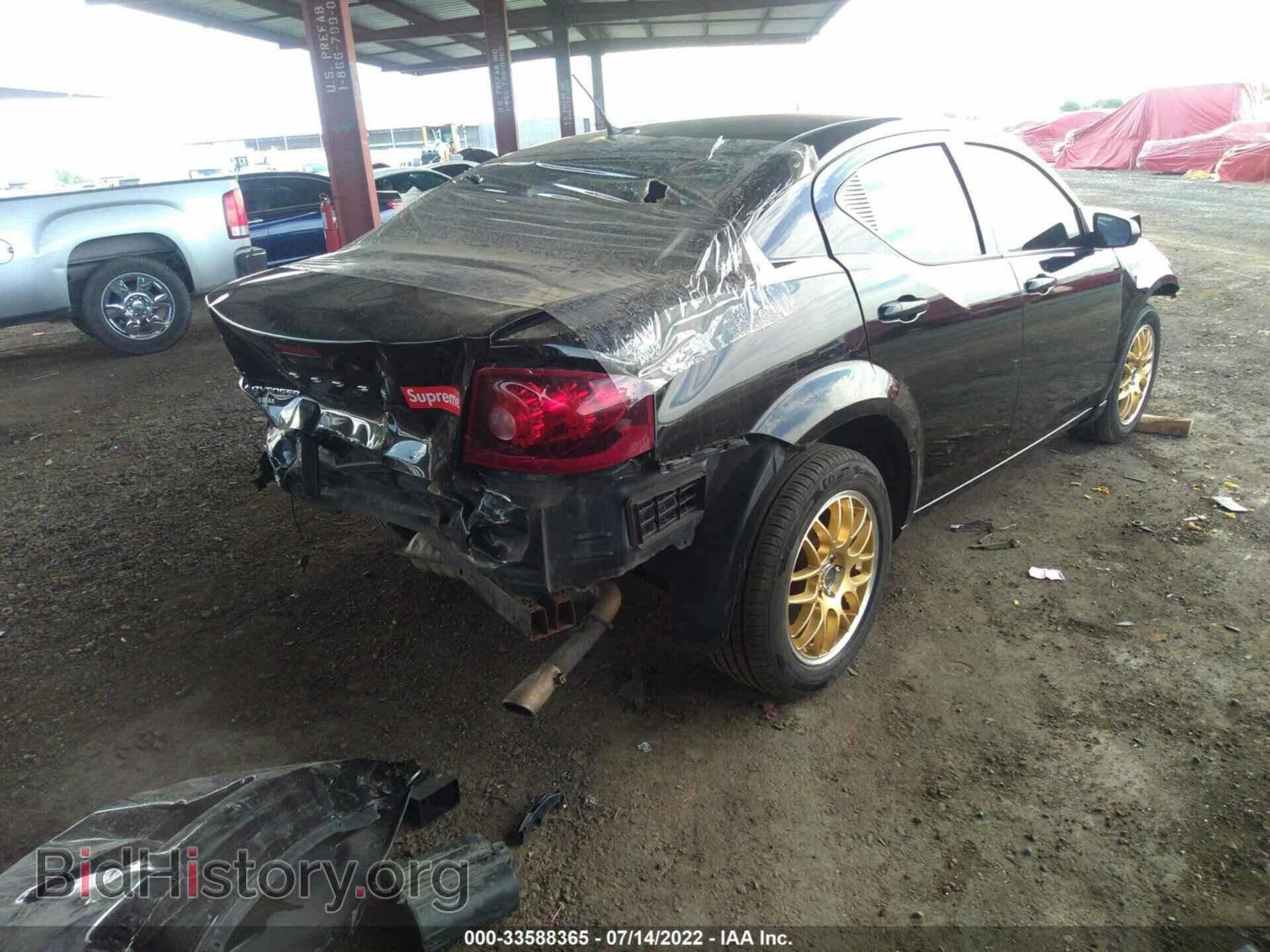 2014 DODGE AVENGER - VIN: 1C3CDZAB6EN126139 - Фото 4