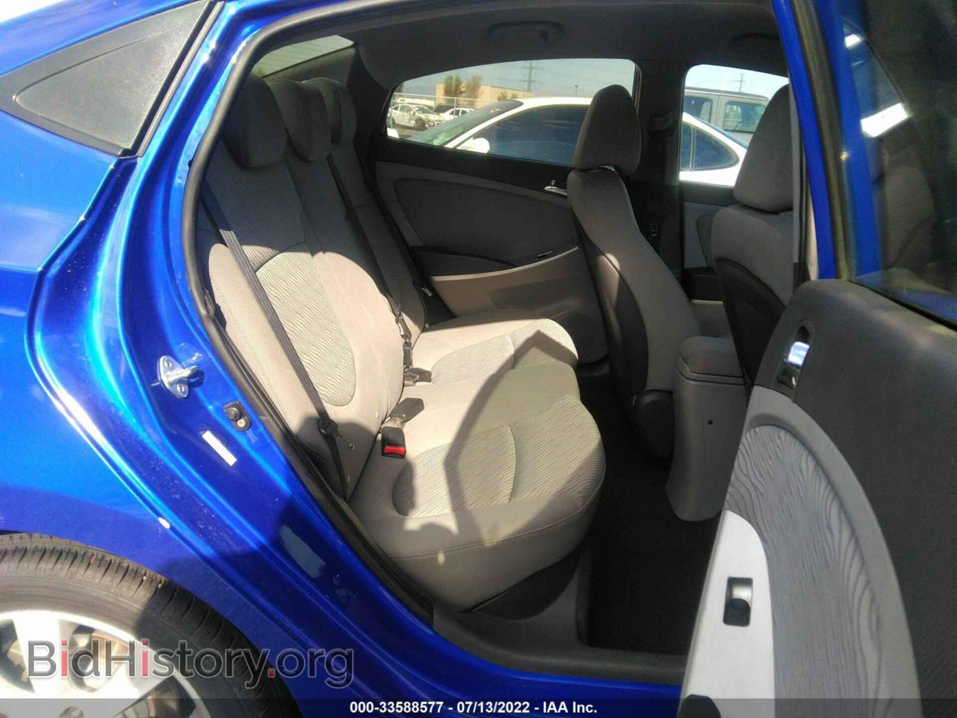 2012 HYUNDAI ACCENT - VIN: KMHCU4AE7CU180217 - Фото 8