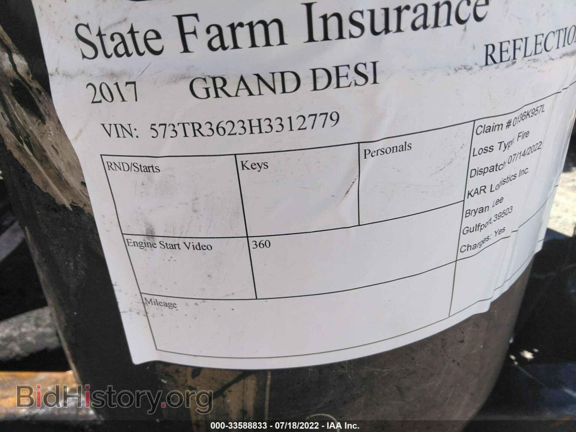 2017 GRAND DESIGN REFLECTION - VIN: 573TR3623H3312779 - Фото 9