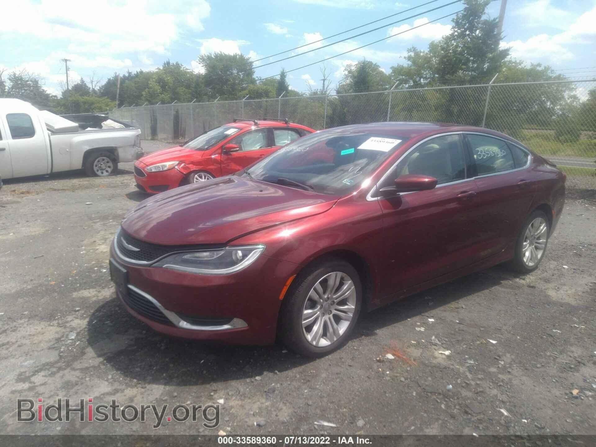 2016 CHRYSLER 200 - VIN: 1C3CCCAB3GN142138 - Фото 2