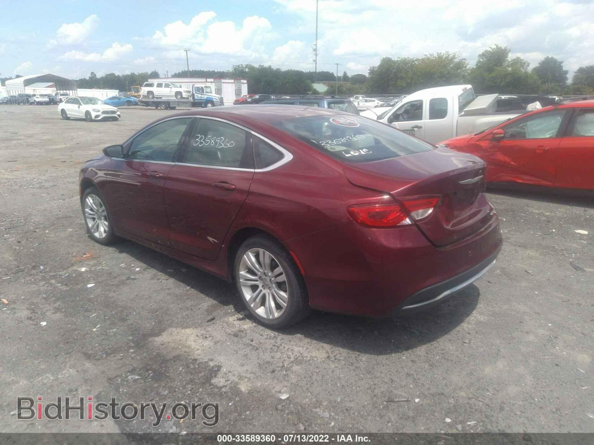 2016 CHRYSLER 200 - VIN: 1C3CCCAB3GN142138 - Фото 3