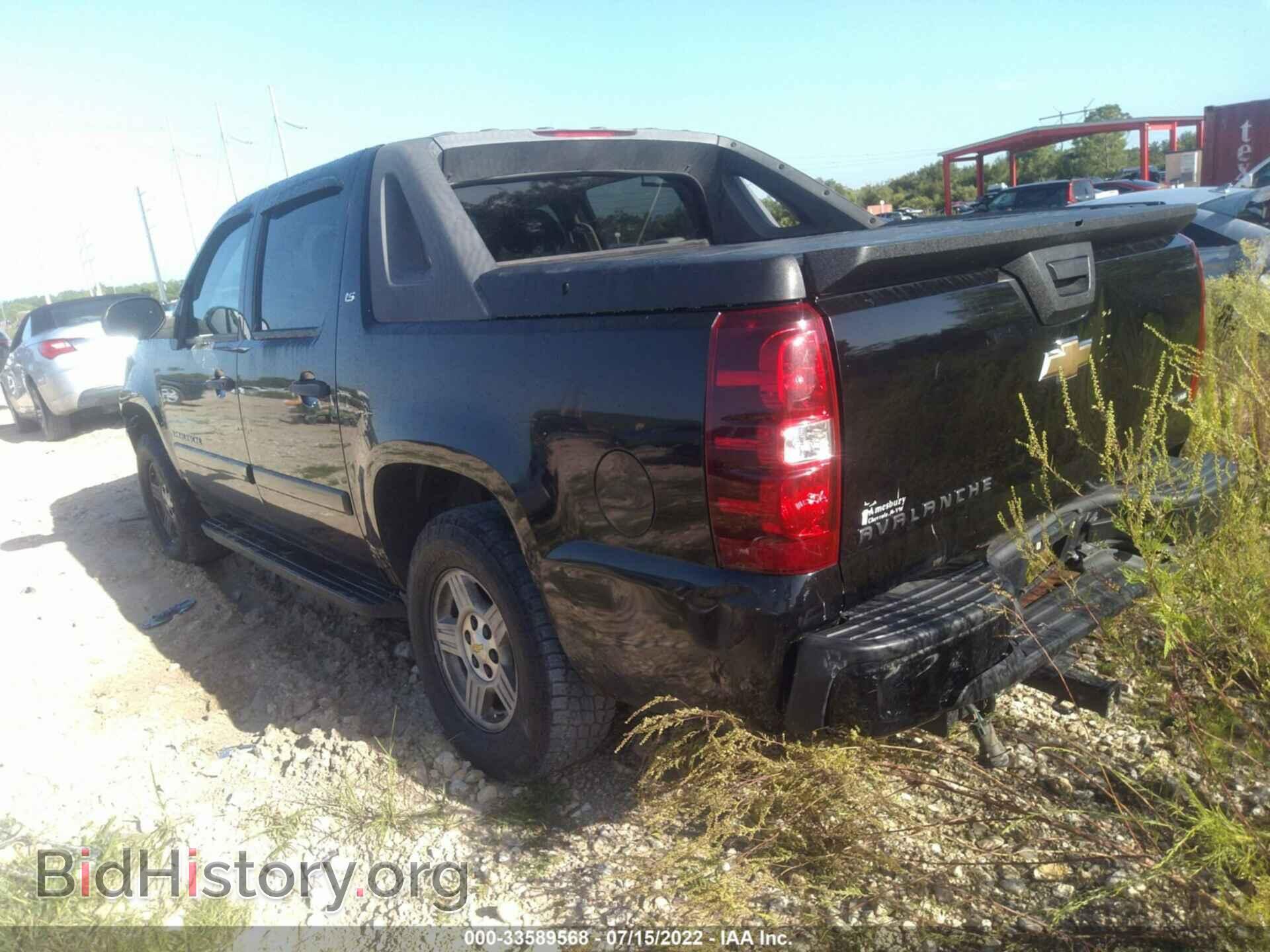 2007 CHEVROLET AVALANCHE - VIN: 3GNFK12317G142033 - Фото 3
