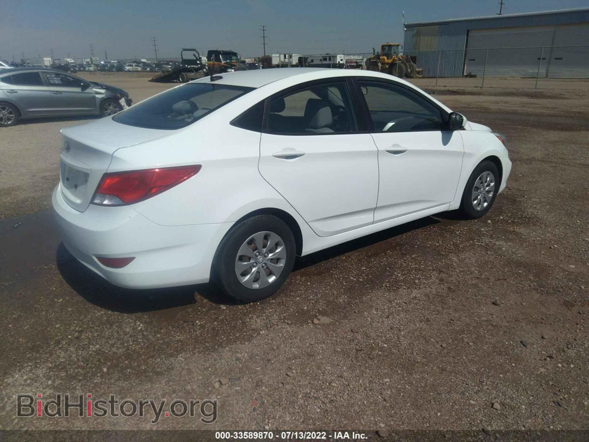 2016 HYUNDAI ACCENT - VIN: KMHCT4AE7GU999219 - Фото 4