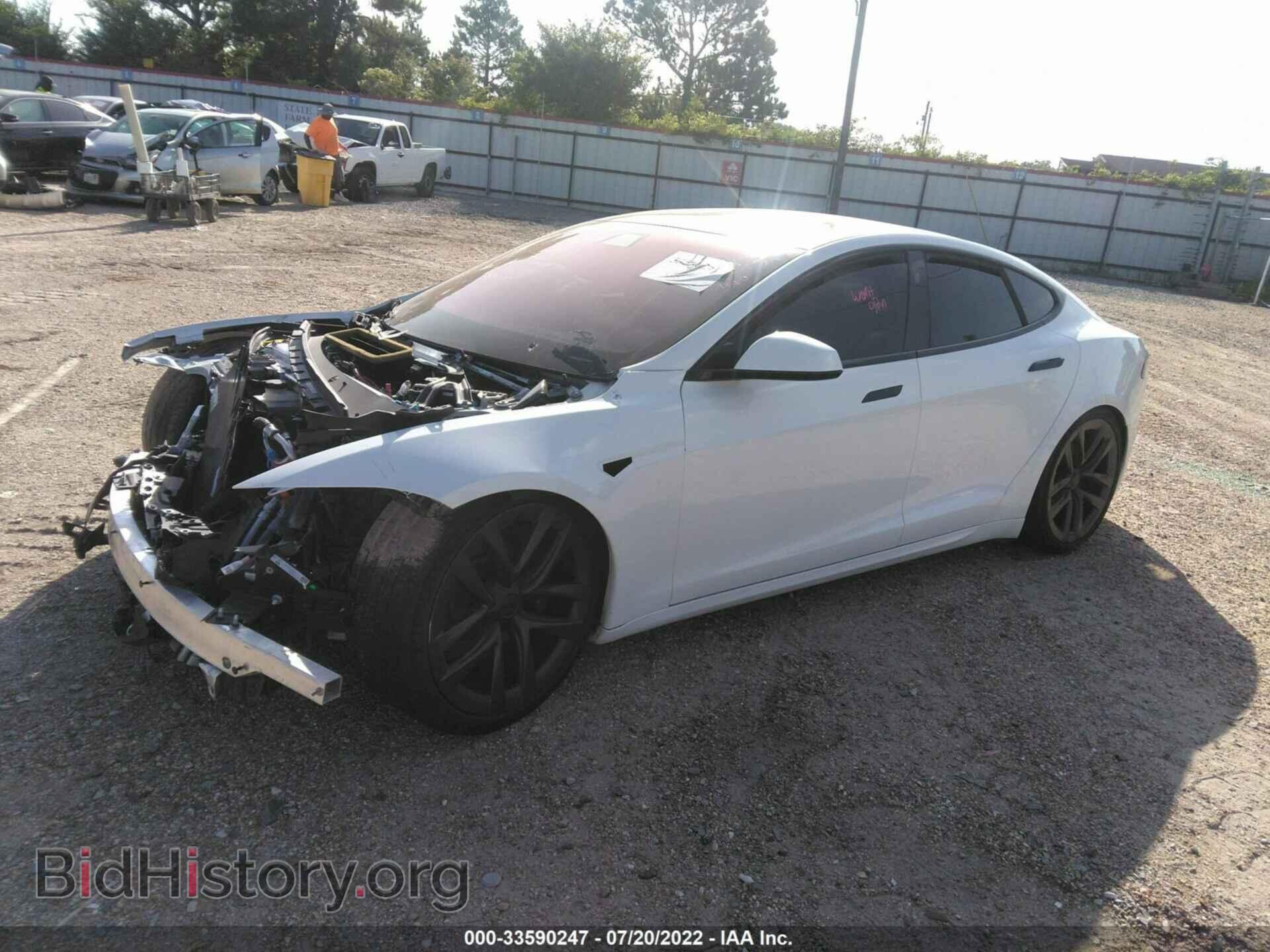 2021 TESLA MODEL S - VIN: 5YJSA1E52MF456458 - Photo 2