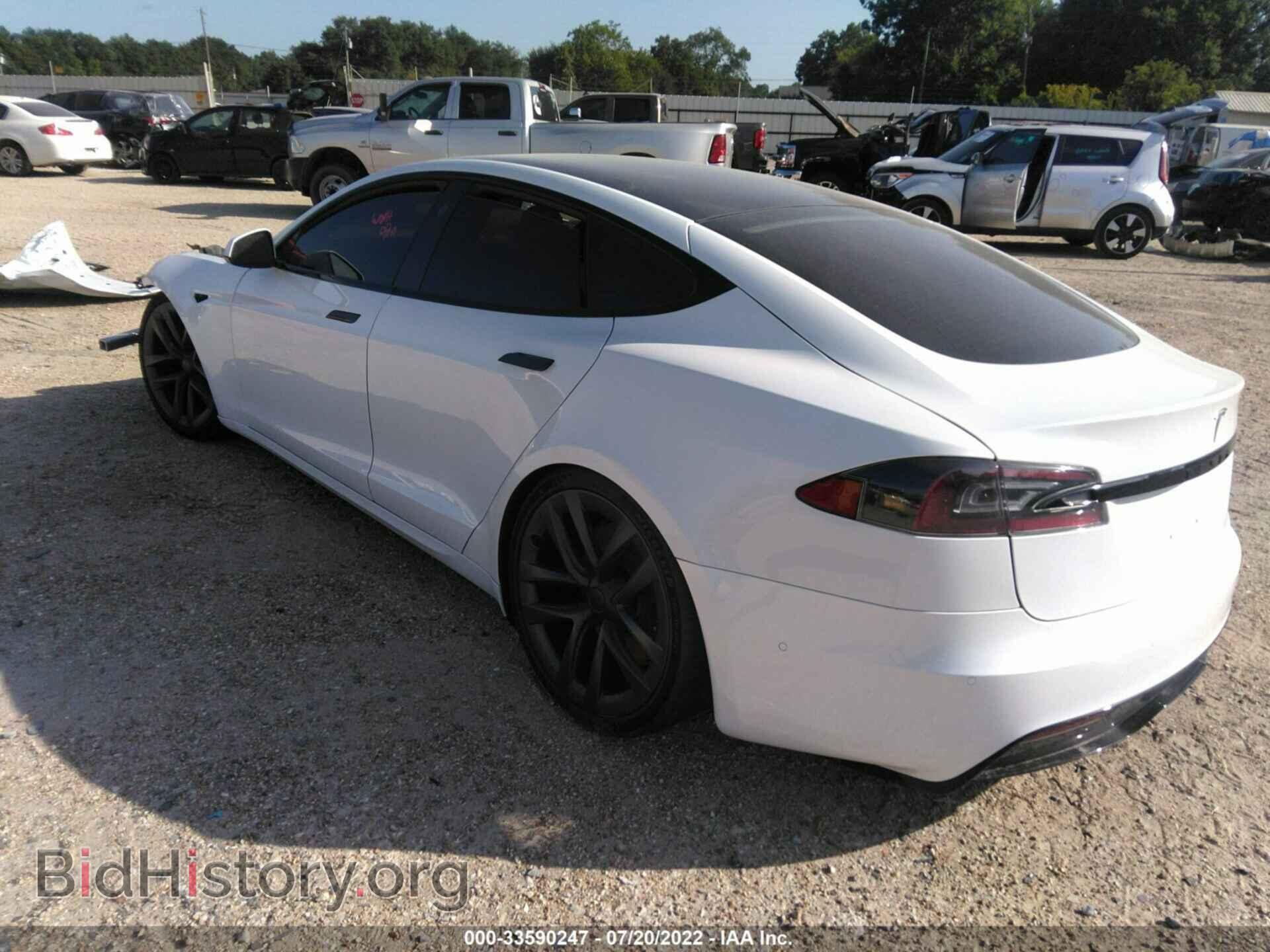 2021 TESLA MODEL S - VIN: 5YJSA1E52MF456458 - Photo 3