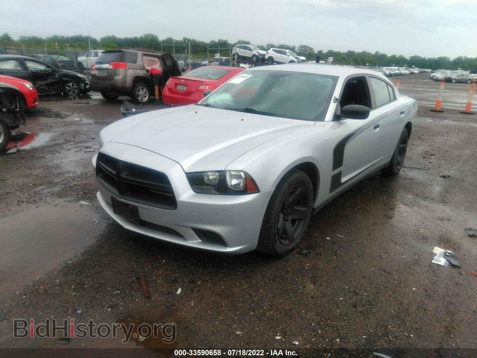 2014 DODGE CHARGER - VIN: 2C3CDXAT1EH318901 - Фото 2
