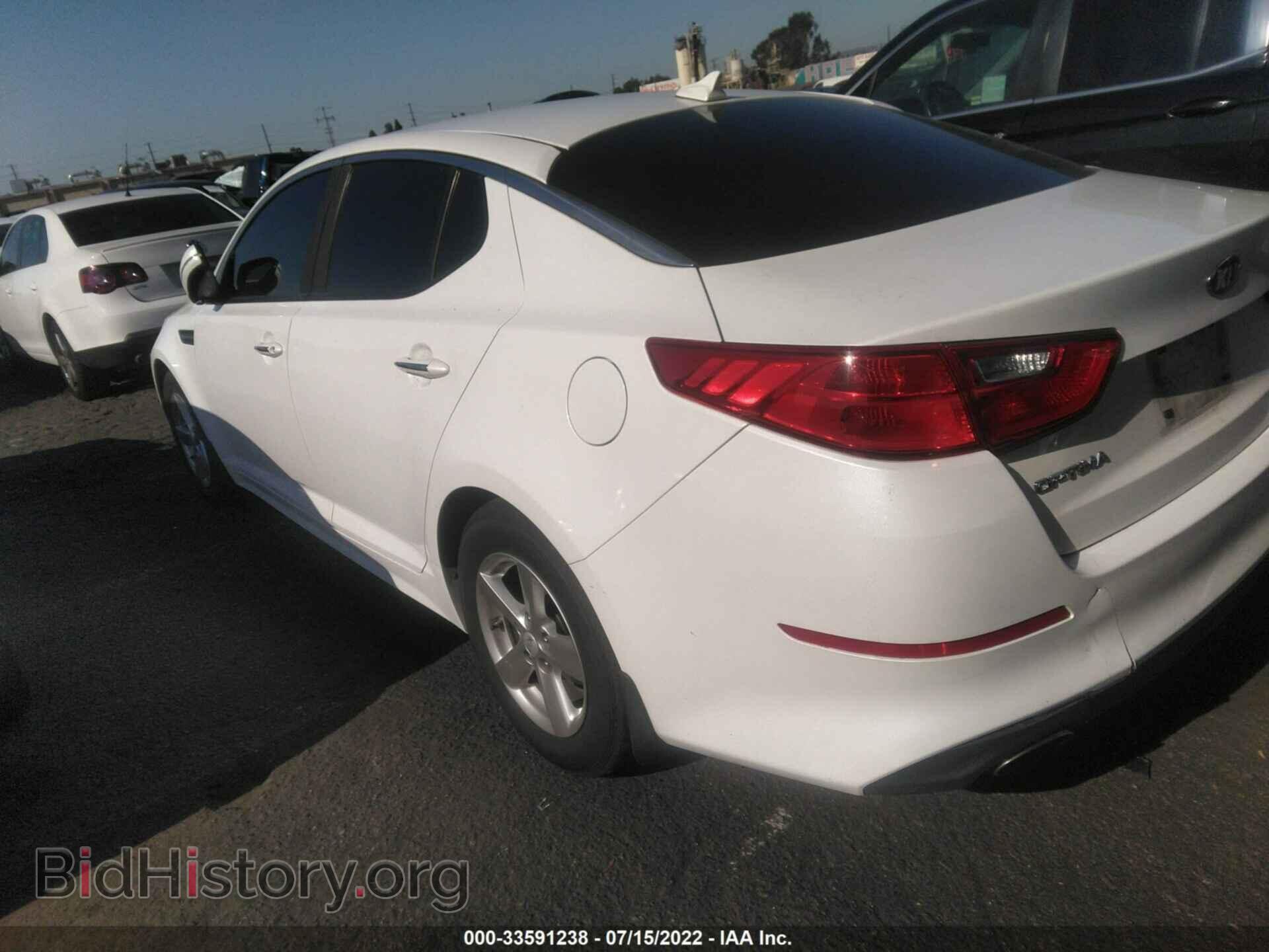 2015 KIA OPTIMA - VIN: KNAGM4A77F5662785 - Фото 3