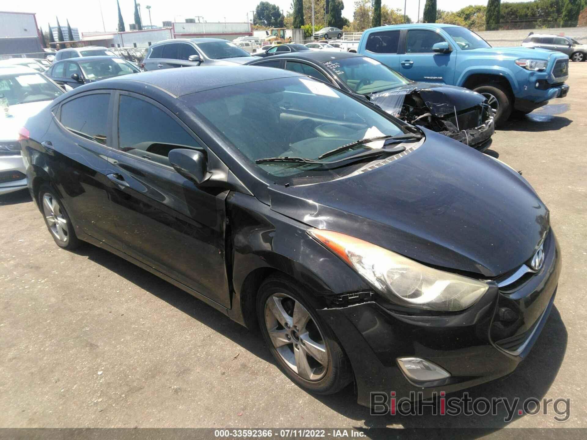 Photo 5NPDH4AE2CH088553 - HYUNDAI ELANTRA 2012