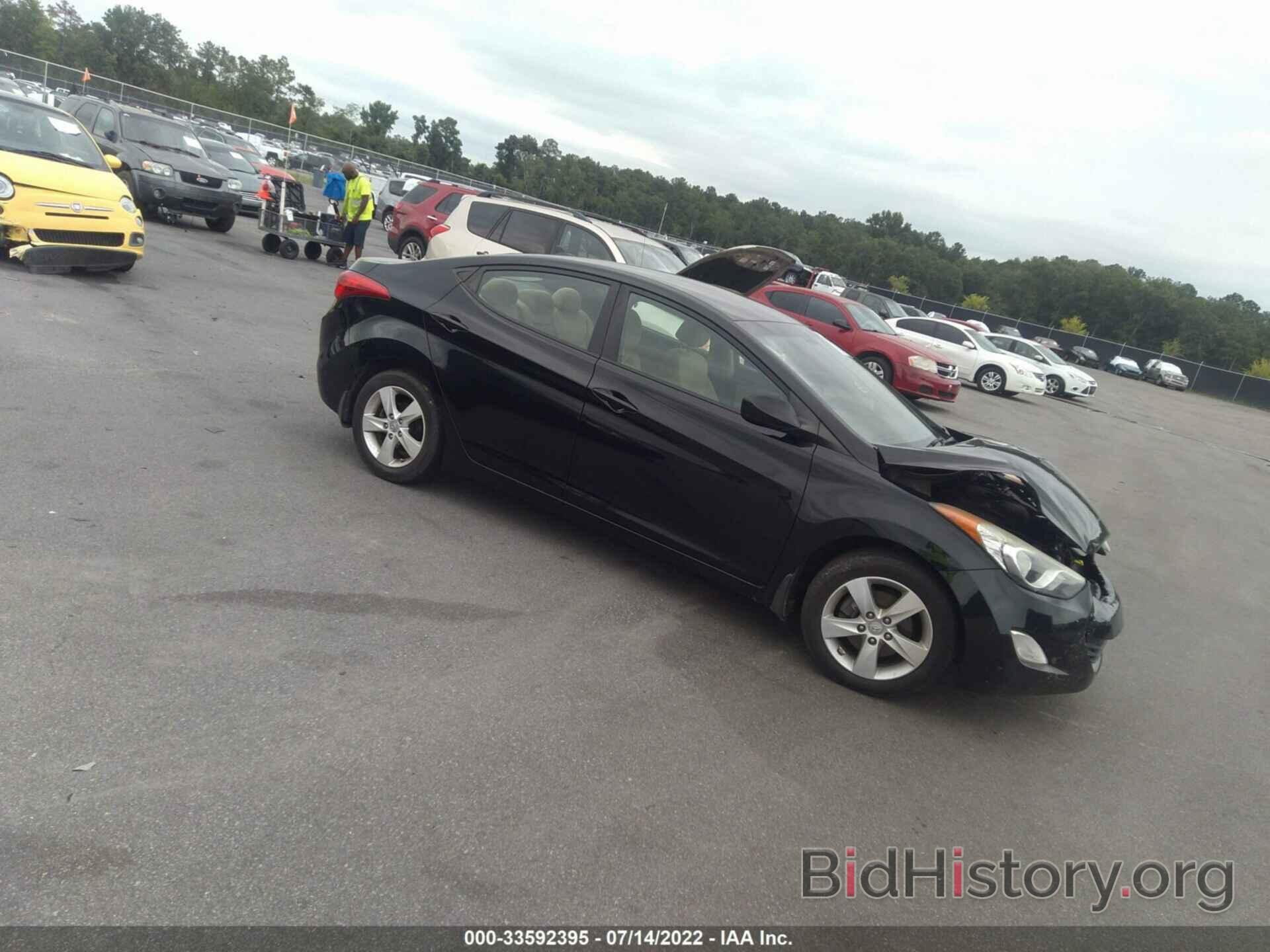 Photo 5NPDH4AE2CH147116 - HYUNDAI ELANTRA 2012