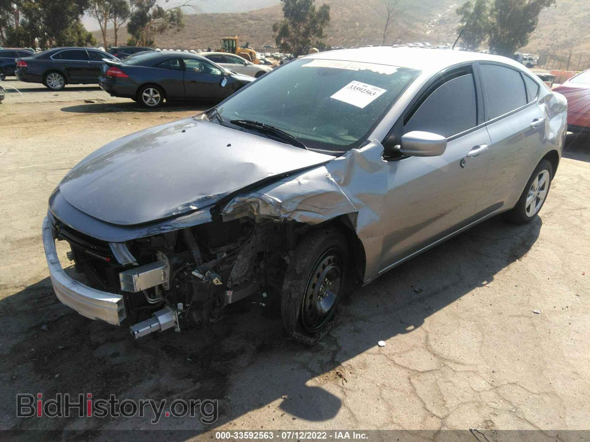 2015 DODGE DART - VIN: 1C3CDFBB6FD227184 - Фото 2